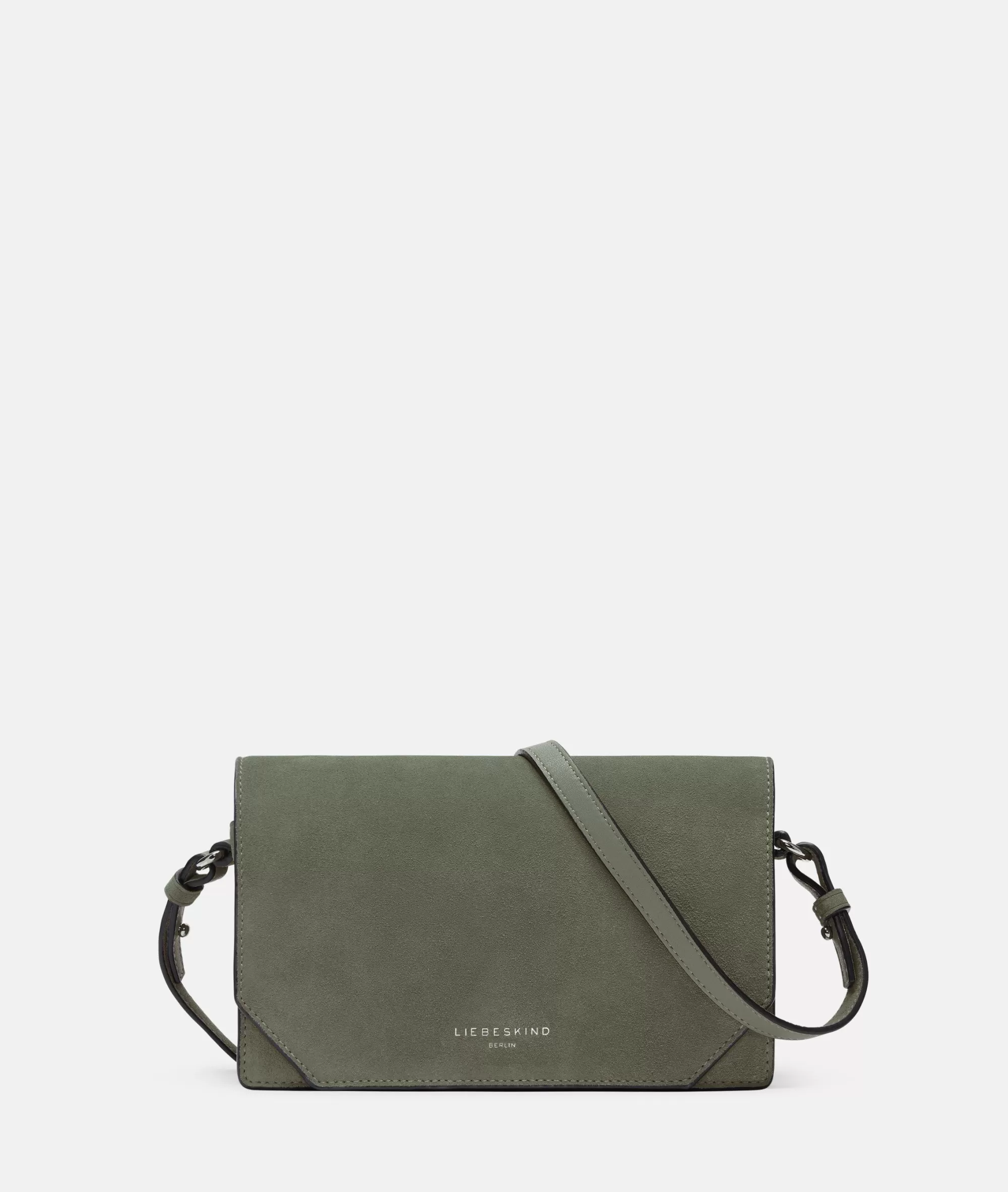 LIEBESKIND BERLIN  Ledertaschen | Umhängetaschen<Lora Crossbody S olivgrün