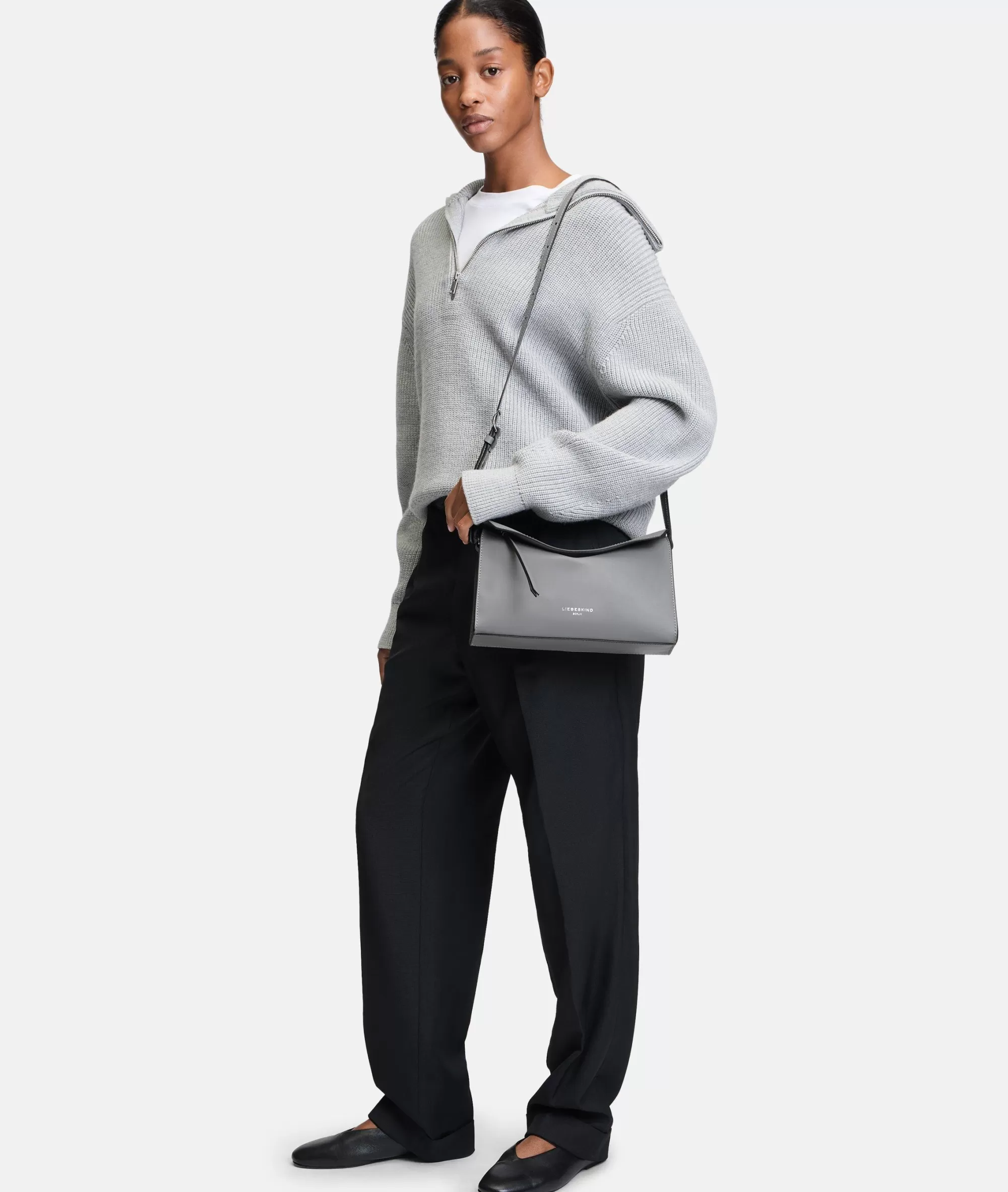 LIEBESKIND BERLIN  Umhängetaschen<Lora Crossbody S graumeliert