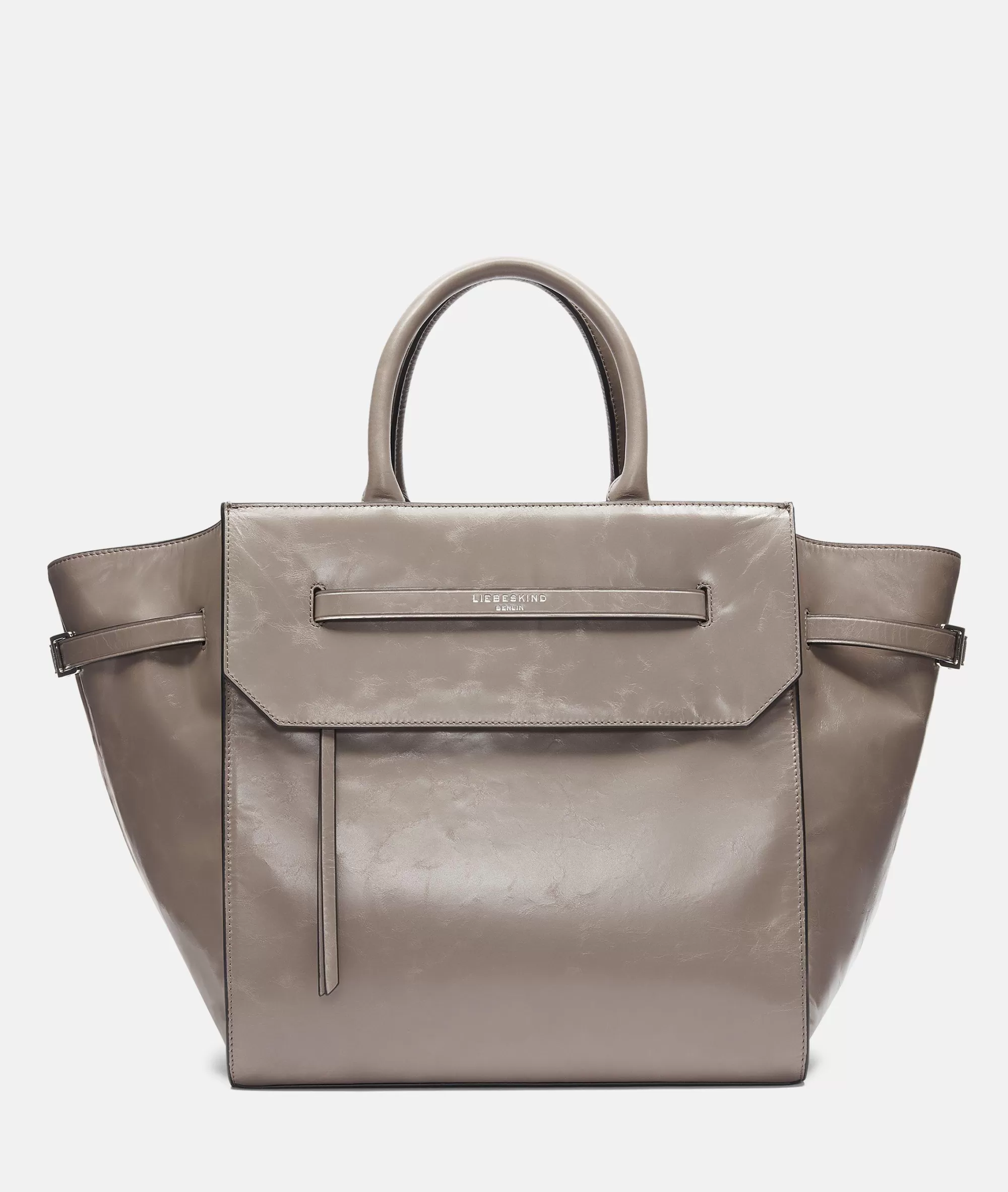 LIEBESKIND BERLIN  Ledertaschen | Schultertaschen<Lora Satchel L hellbraun