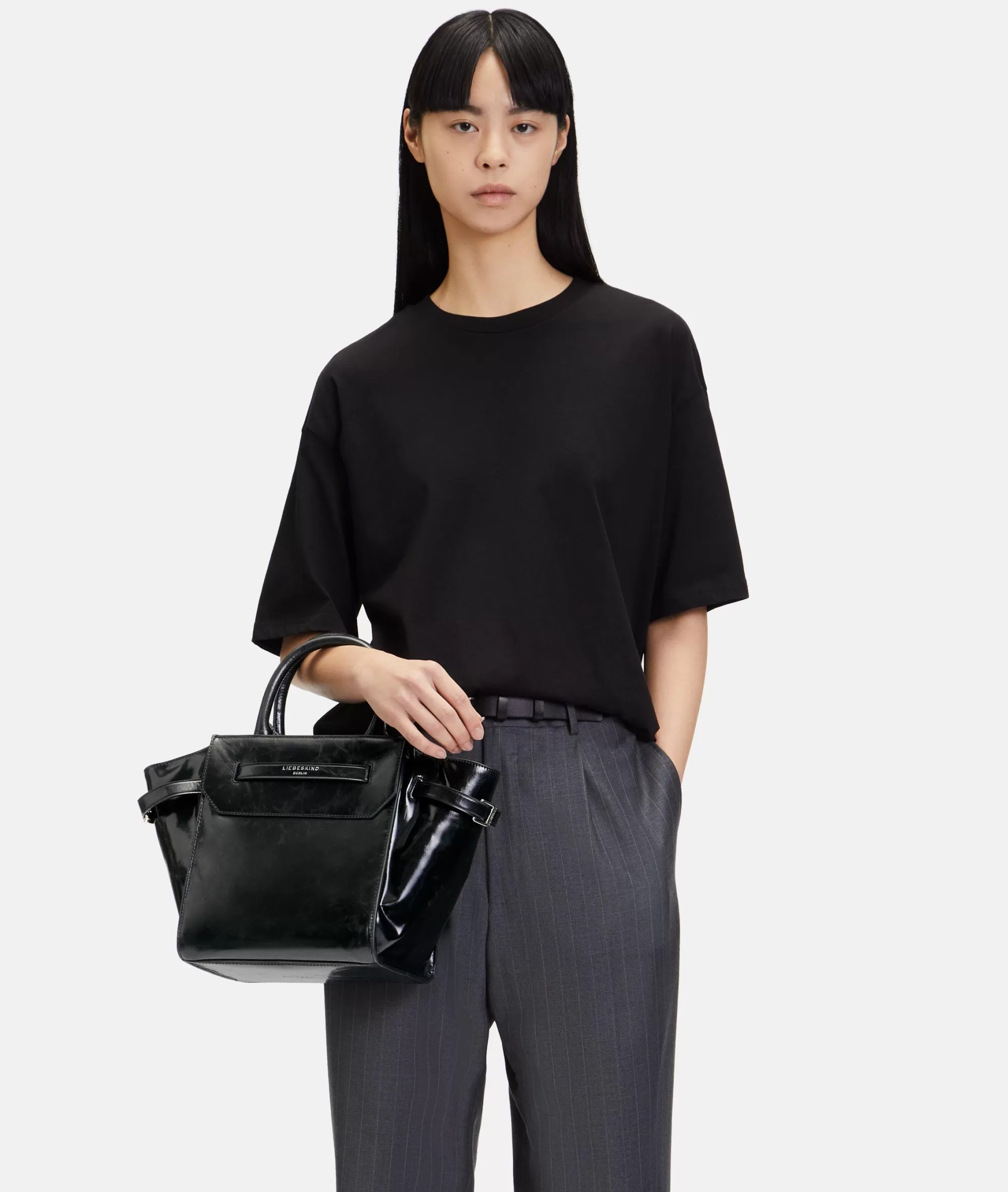 LIEBESKIND BERLIN  Business Bags | Ledertaschen<Lora Satchel M schwarz