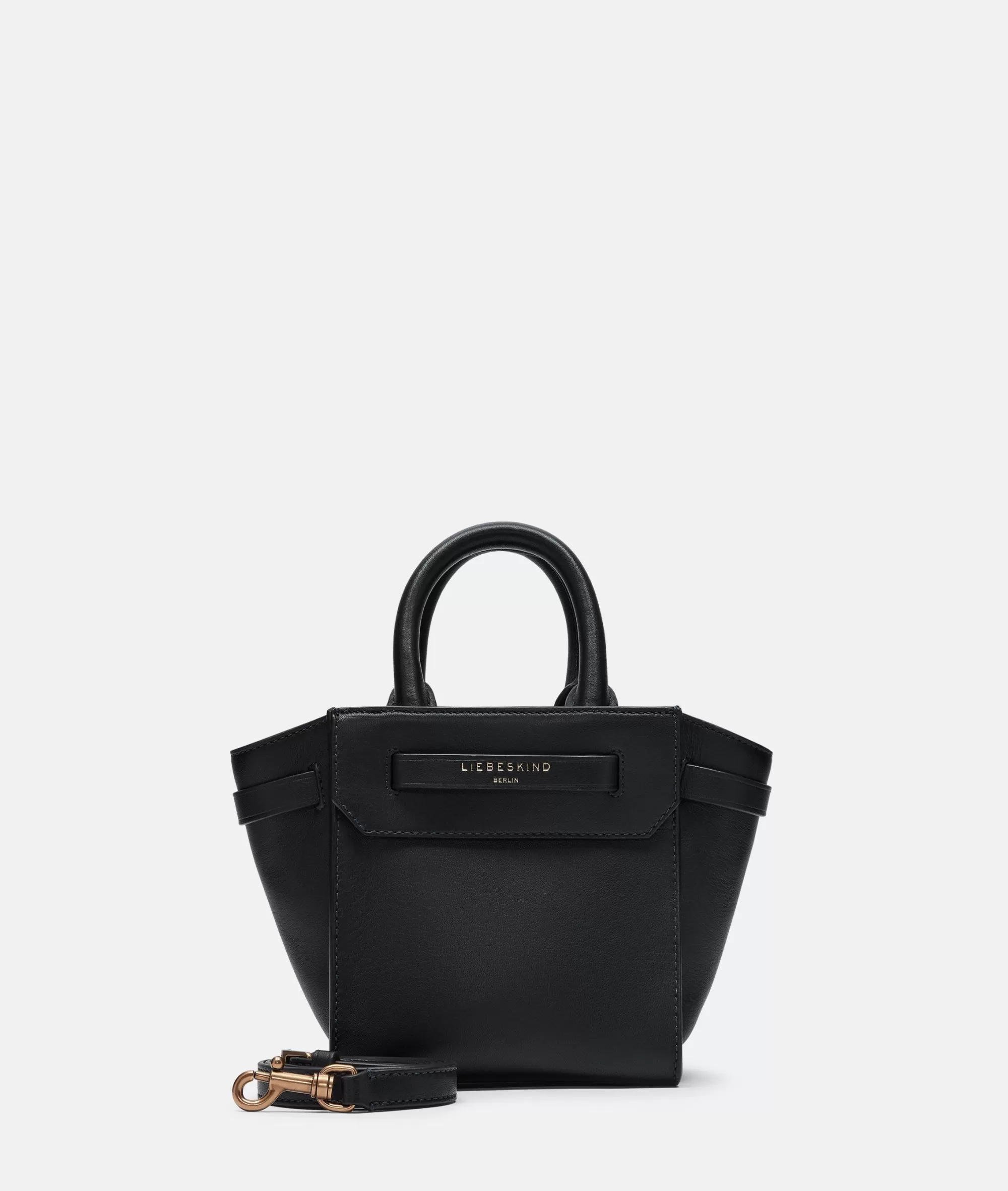 LIEBESKIND BERLIN  Ledertaschen | Umhängetaschen<Lora Satchel S schwarz