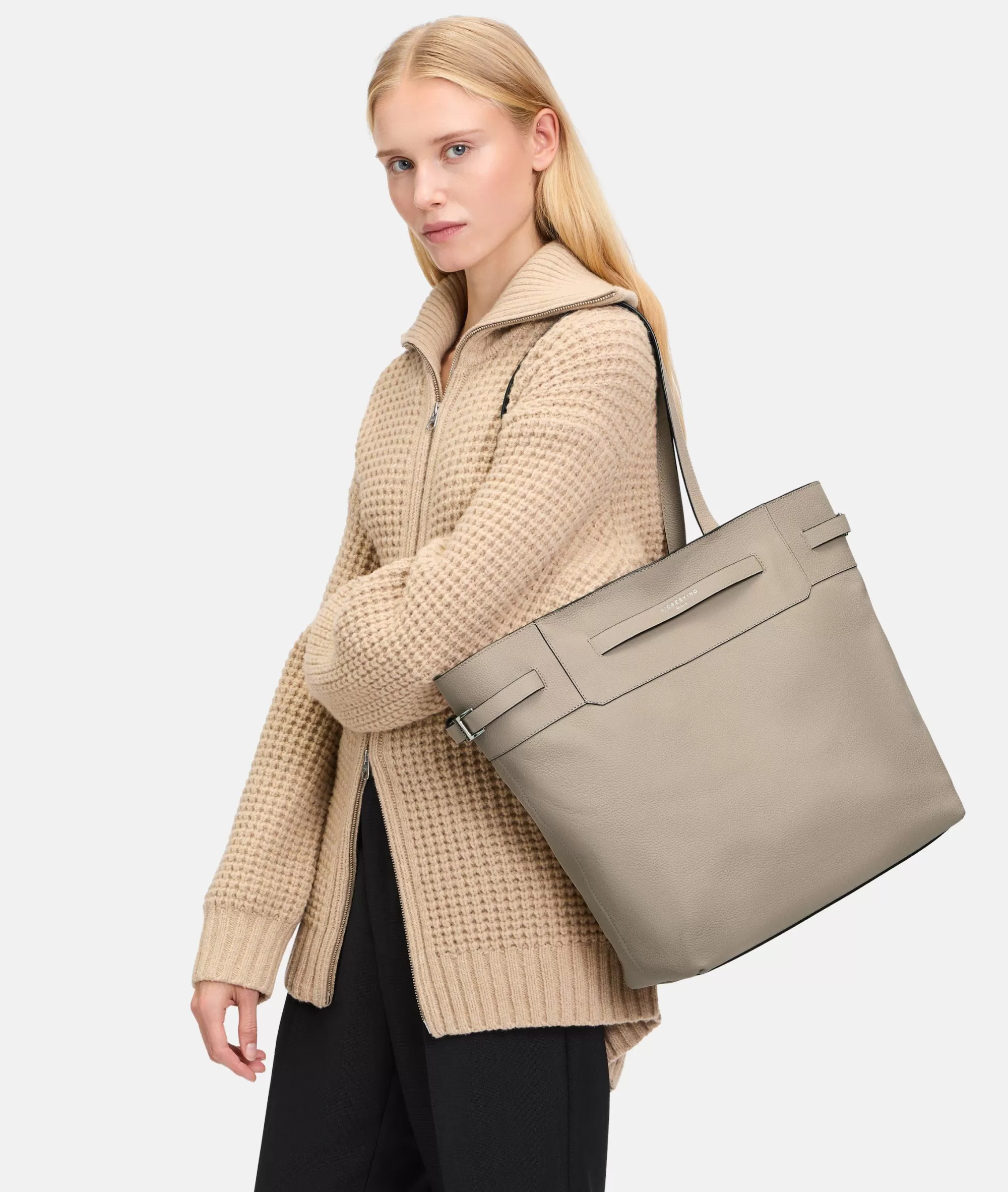 LIEBESKIND BERLIN  Ledertaschen | Handtaschen<Lora Tote L beige
