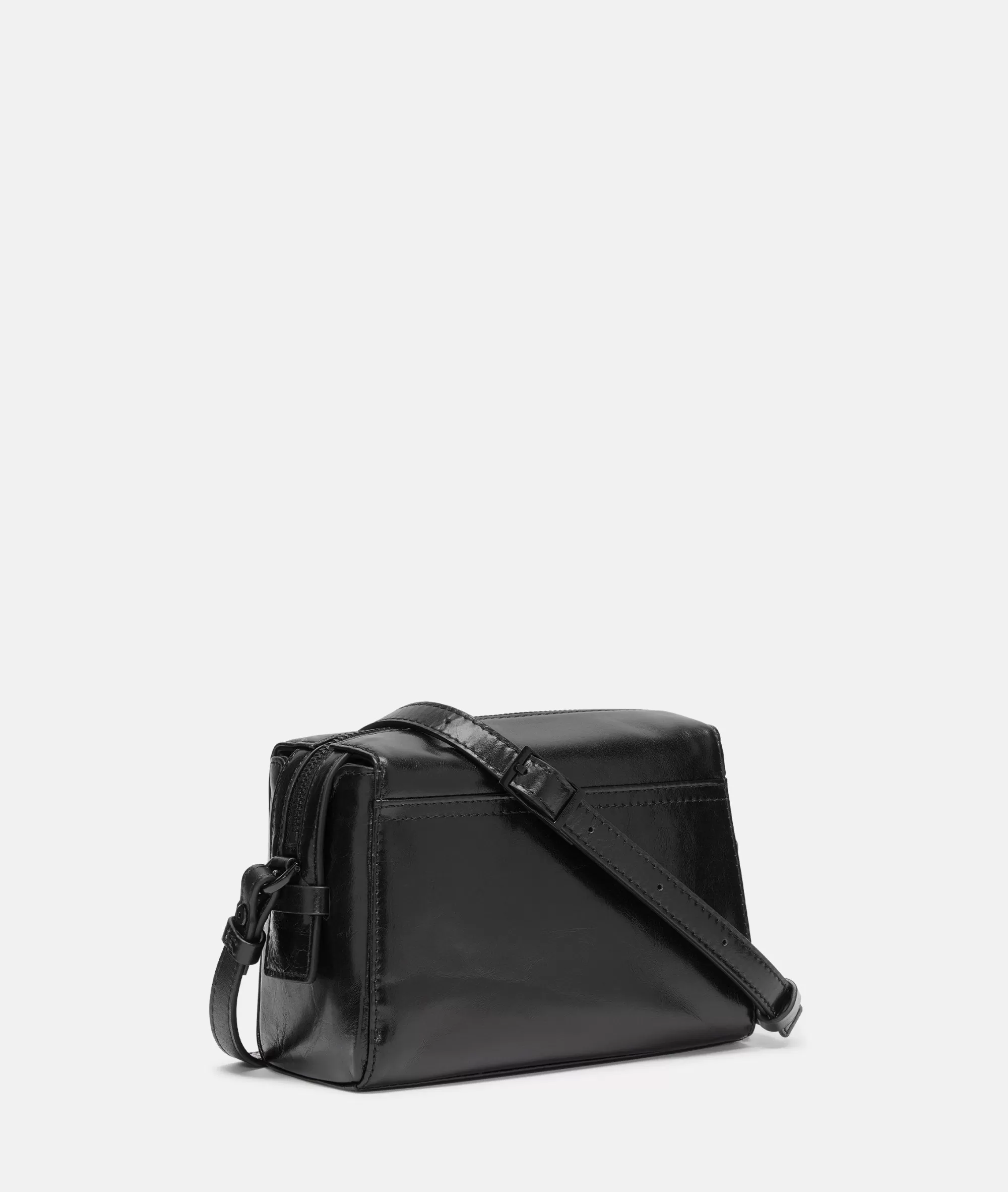 LIEBESKIND BERLIN  Ledertaschen | Umhängetaschen<Lou Crossbody S schwarz