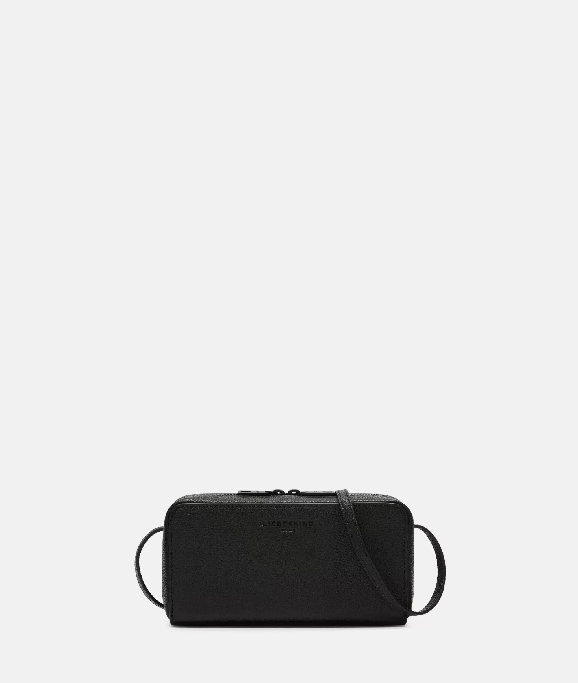 LIEBESKIND BERLIN  Ledertaschen | Umhängetaschen<Lou Crossbody XS schwarz
