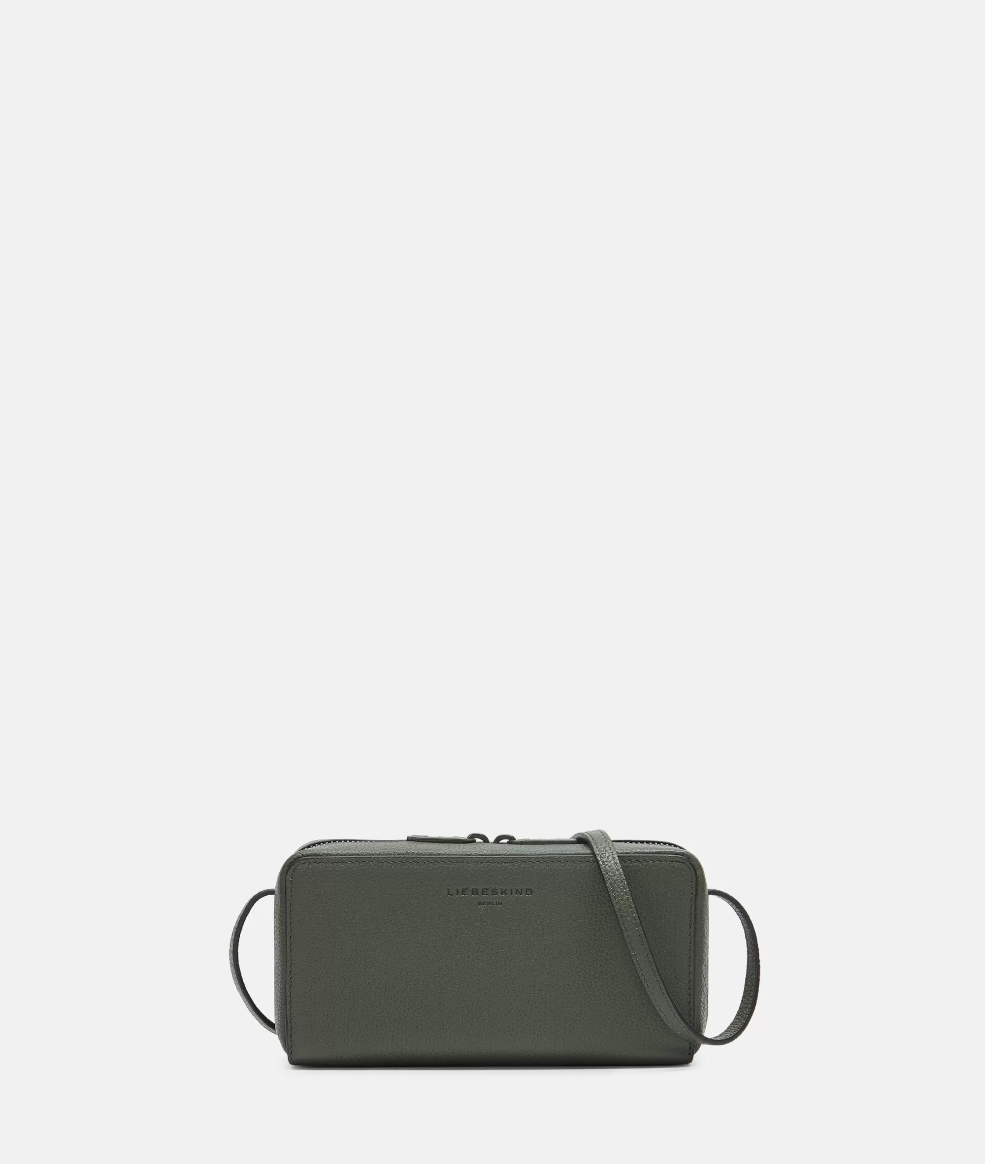 LIEBESKIND BERLIN  Ledertaschen | Umhängetaschen<Lou Crossbody XS olivgrün