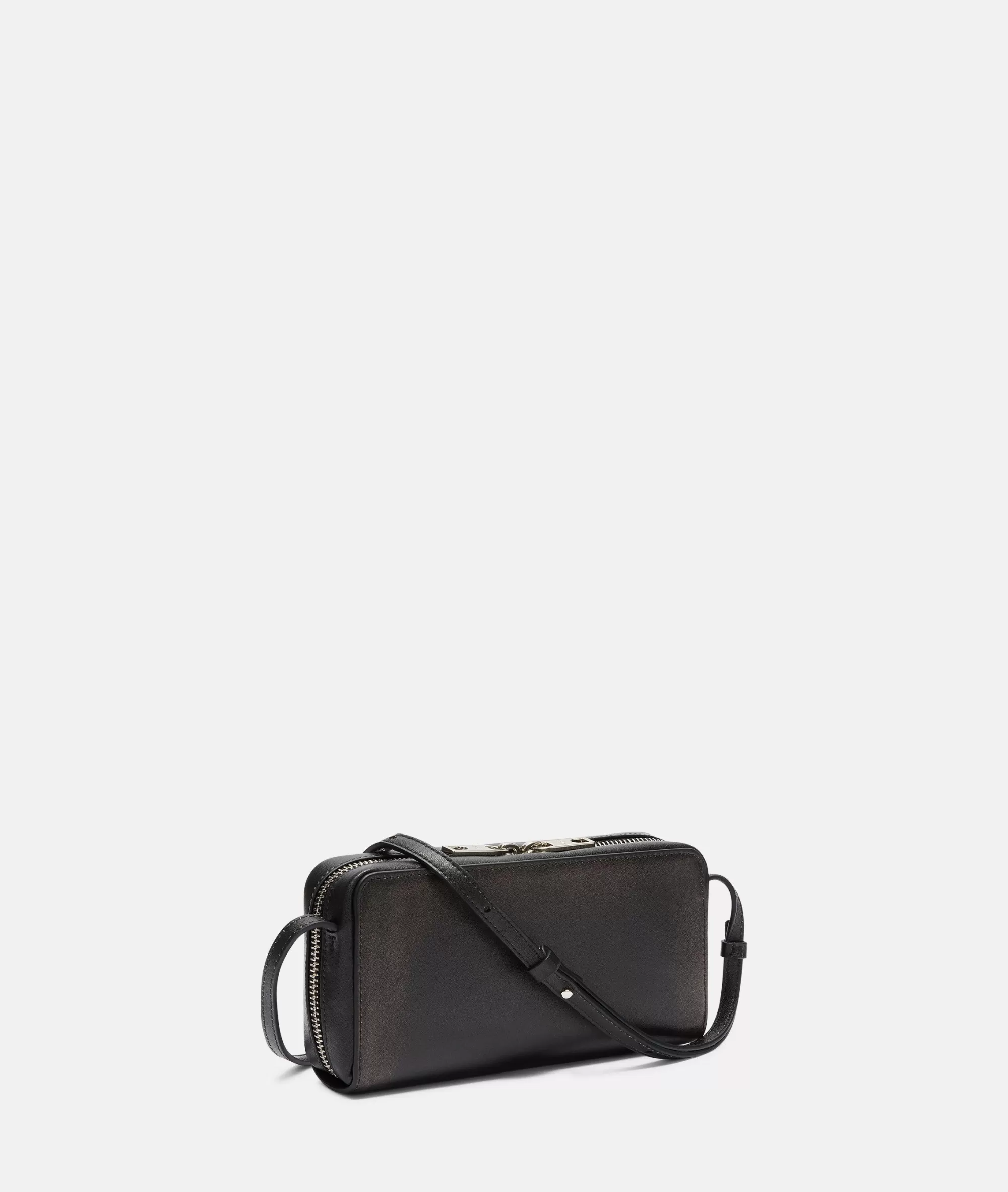 LIEBESKIND BERLIN  Ledertaschen | Umhängetaschen<Lou Crossbody XS schwarz