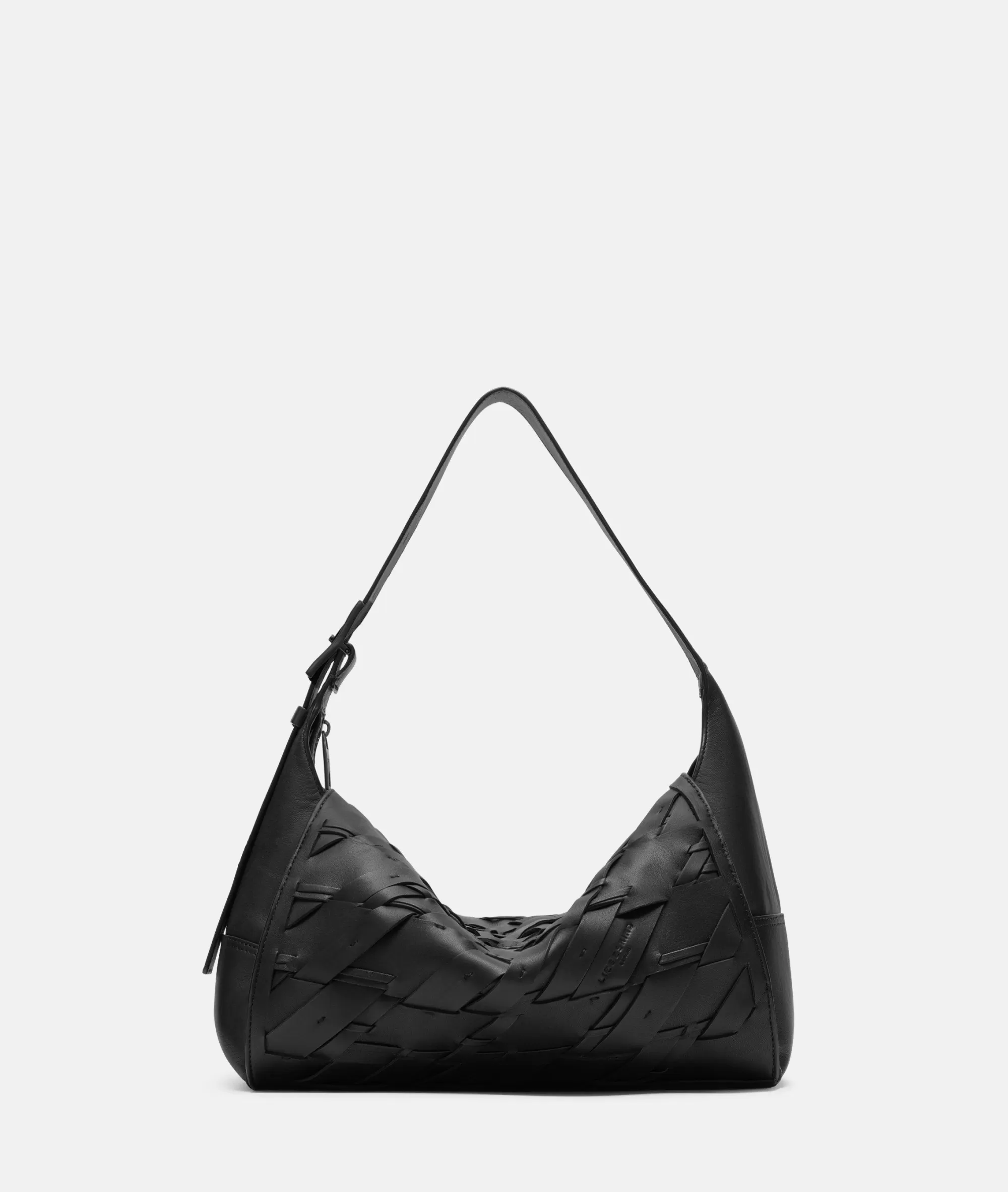 LIEBESKIND BERLIN  Ledertaschen | Schultertaschen<Lou Hobo M schwarz