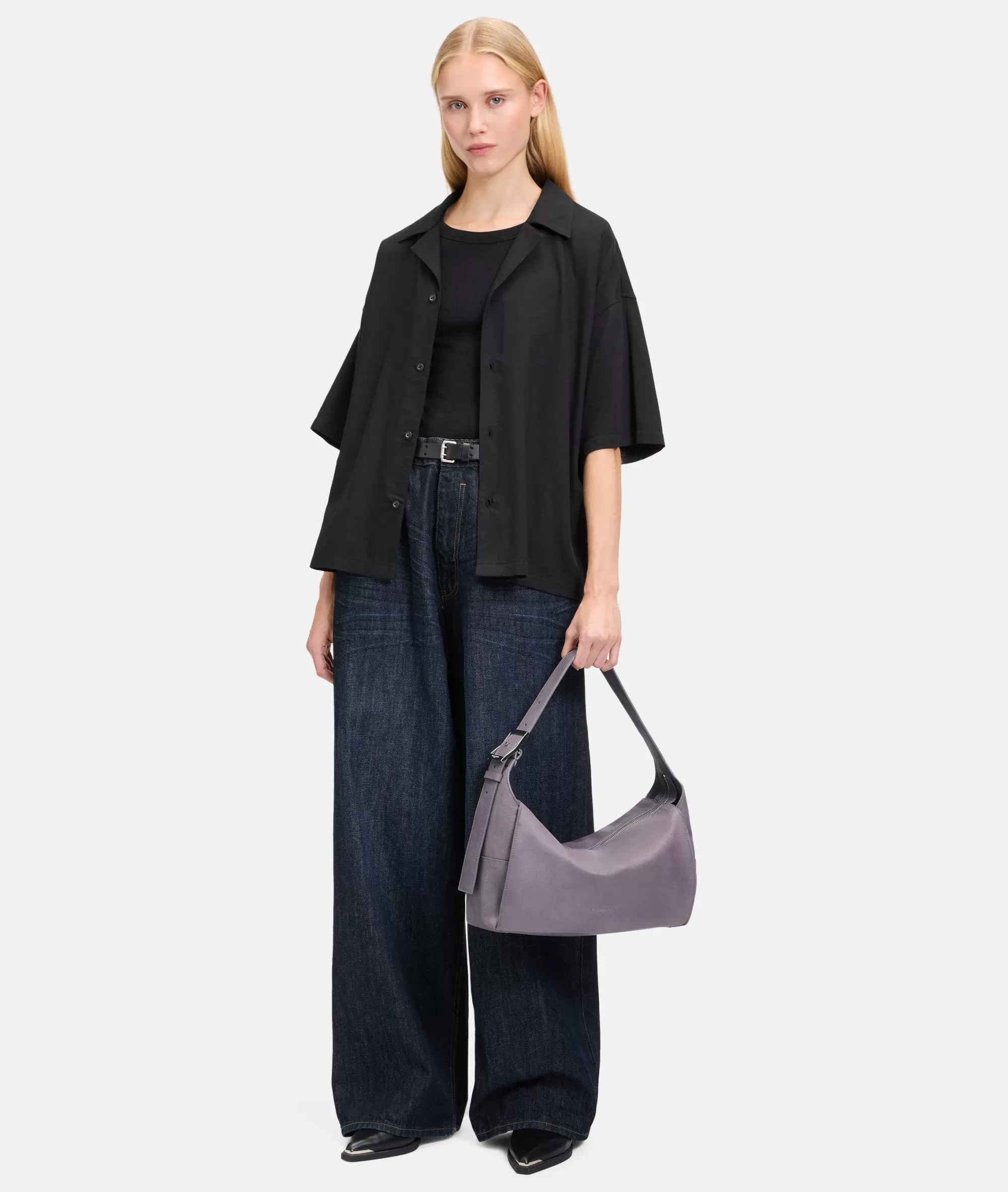 LIEBESKIND BERLIN  Ledertaschen | Schultertaschen<Lou Hobo M lavendel