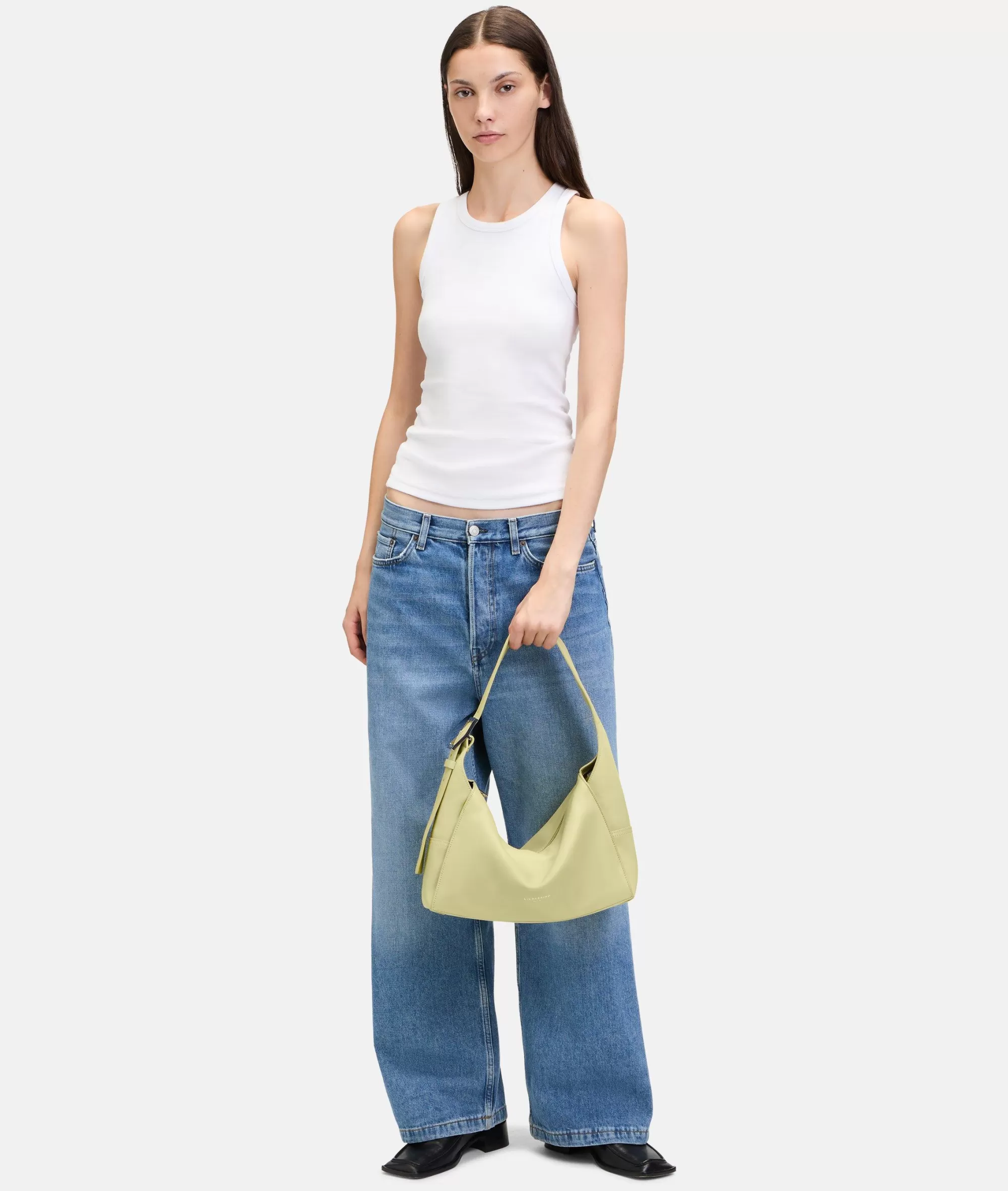 LIEBESKIND BERLIN  Ledertaschen | Schultertaschen<Lou Hobo M helleszitrone
