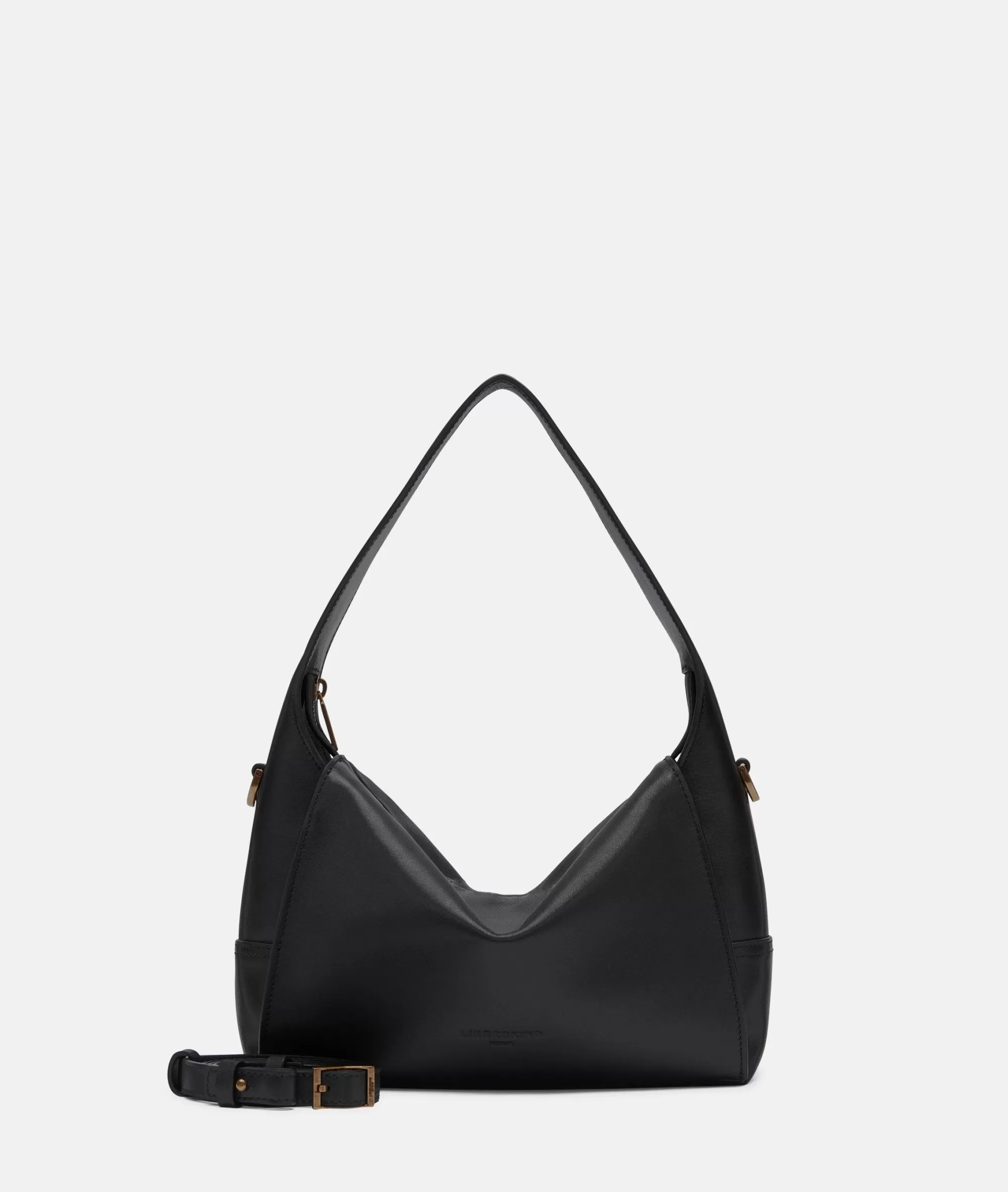 LIEBESKIND BERLIN  Ledertaschen | Schultertaschen<Lou Hobo S schwarz