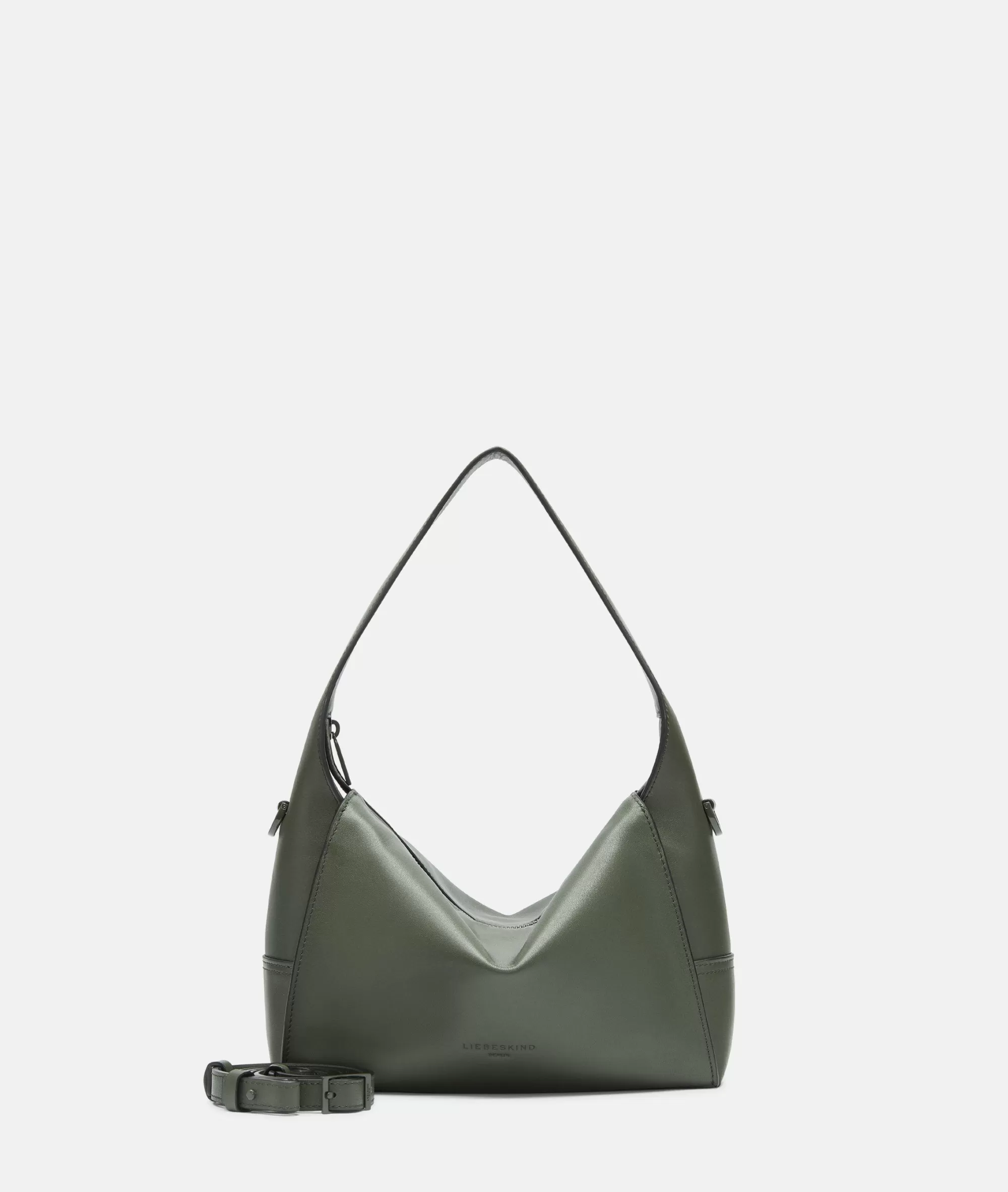 LIEBESKIND BERLIN  Ledertaschen | Schultertaschen<Lou Hobo S olivgrün