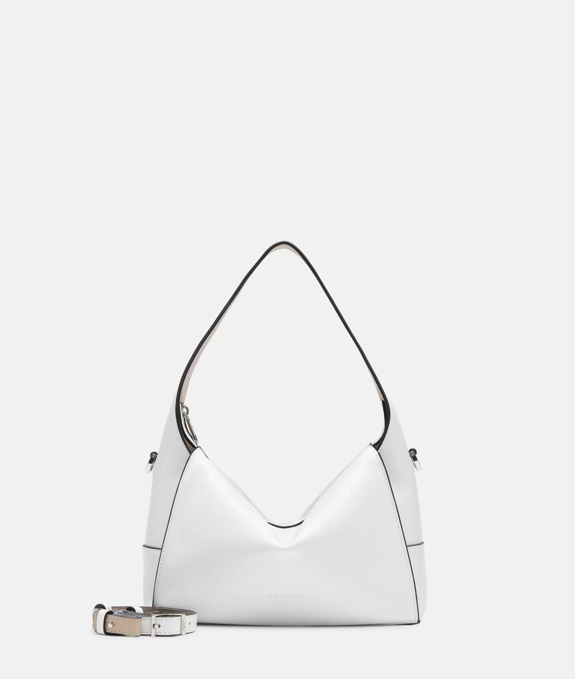 LIEBESKIND BERLIN  Ledertaschen | Schultertaschen<Lou Hobo S weiß