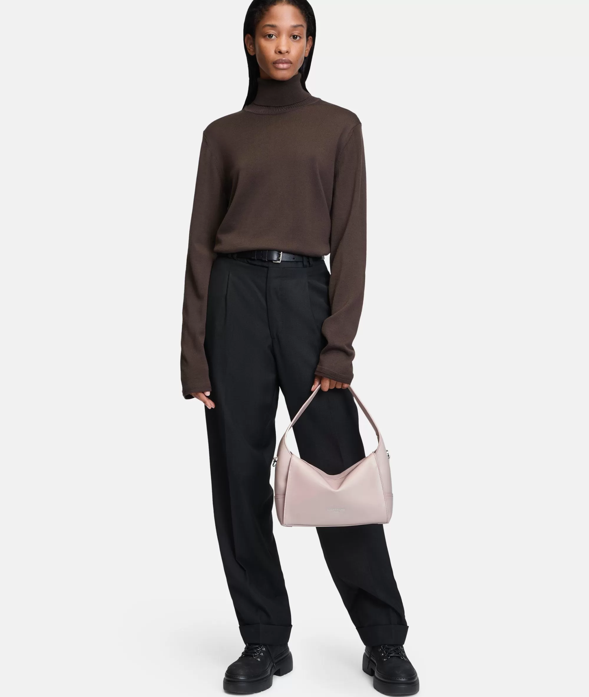 LIEBESKIND BERLIN  Ledertaschen | Schultertaschen<Lou Hobo S zartrosa