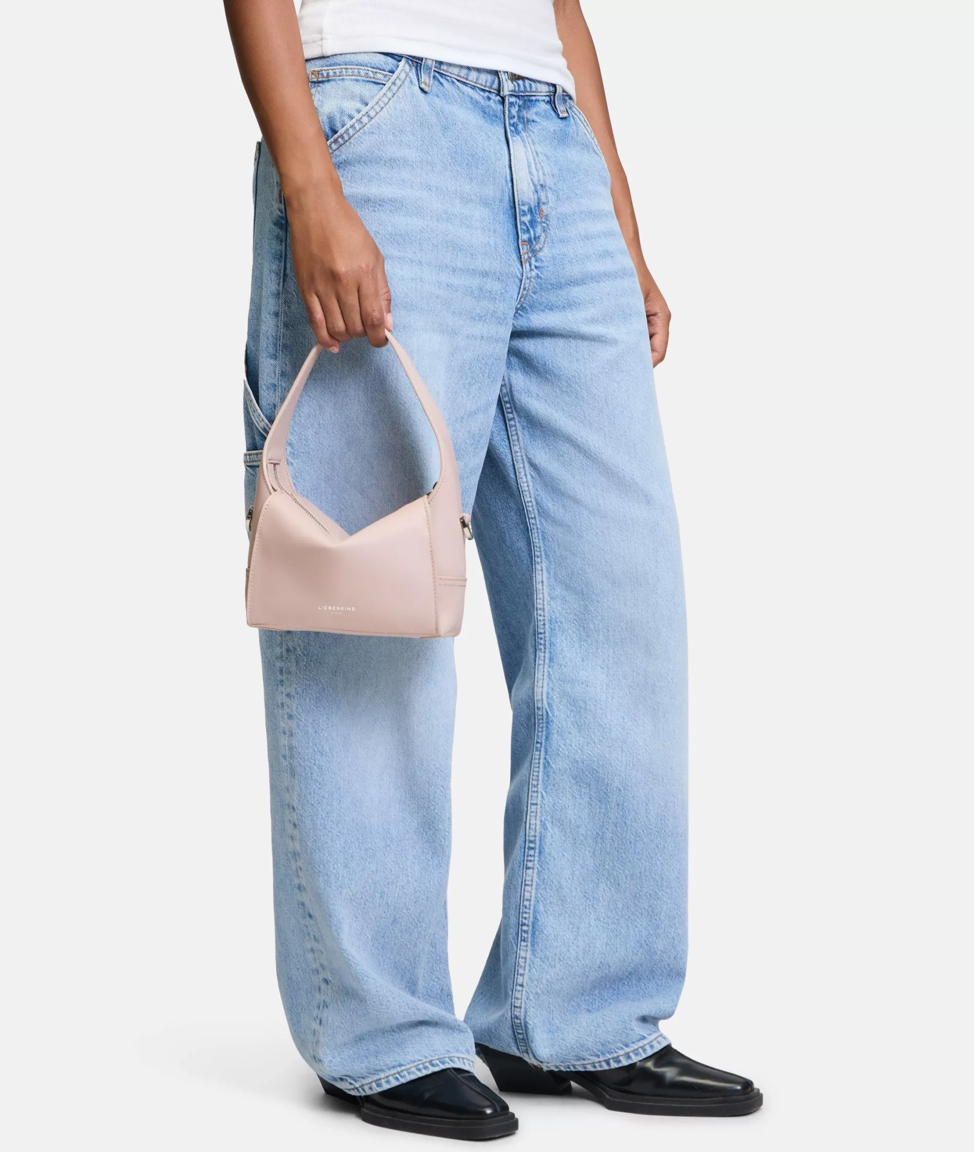 LIEBESKIND BERLIN  Ledertaschen | Schultertaschen<Lou Hobo XS zartrosa