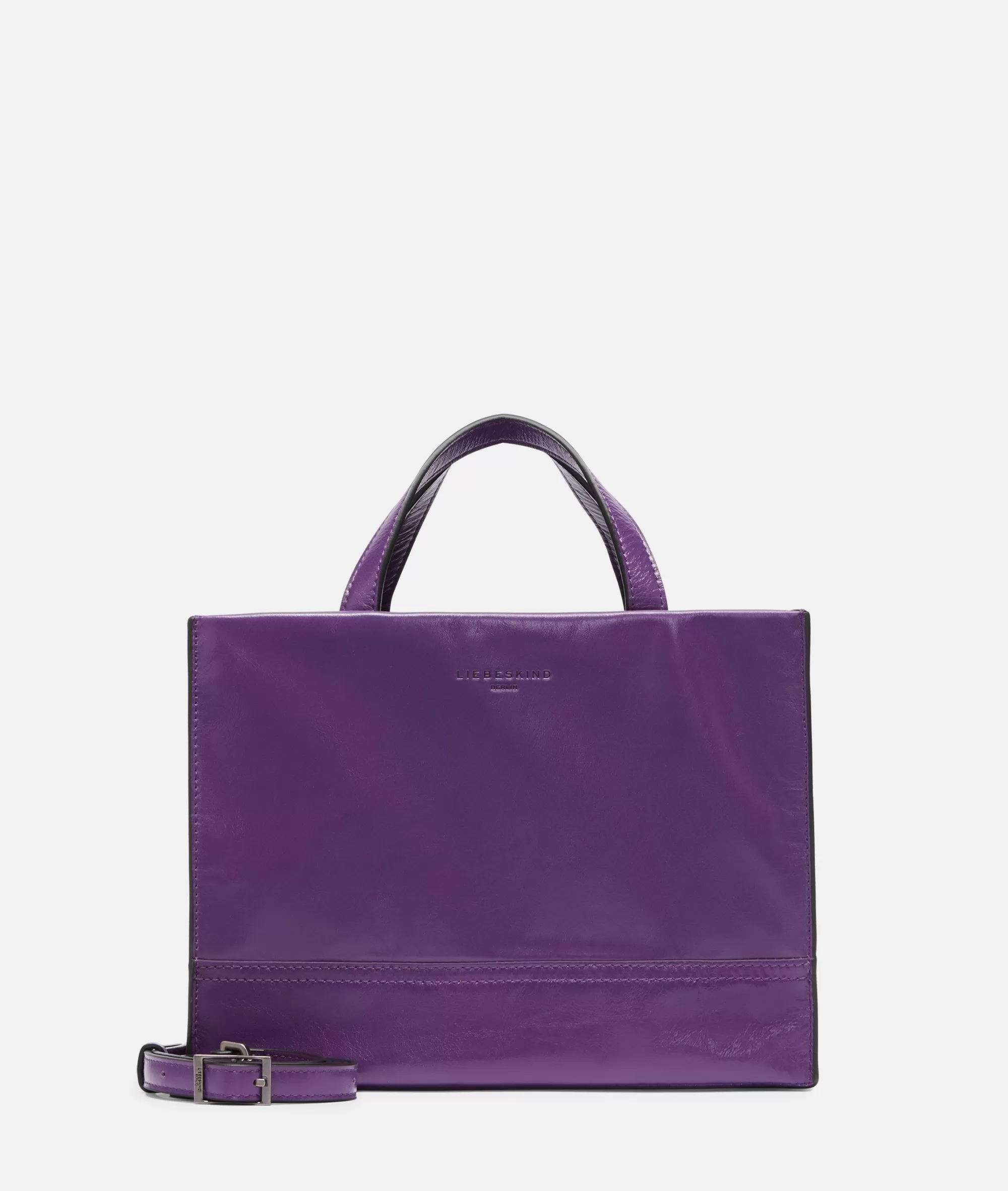 LIEBESKIND BERLIN  Ledertaschen | Schultertaschen<Lou Satchel M lila