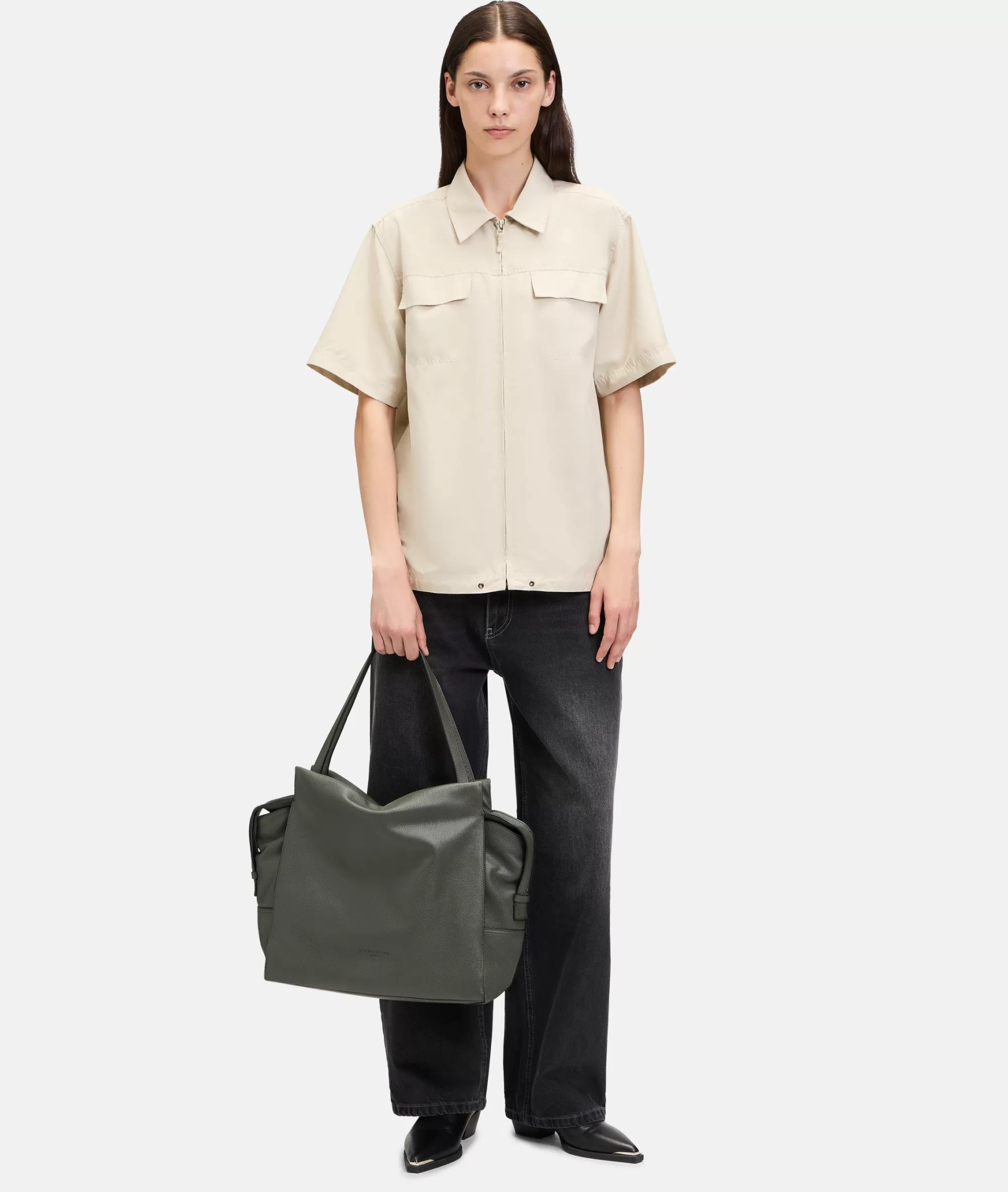 LIEBESKIND BERLIN  Business Bags | Ledertaschen<Lou Tote L olivgrün
