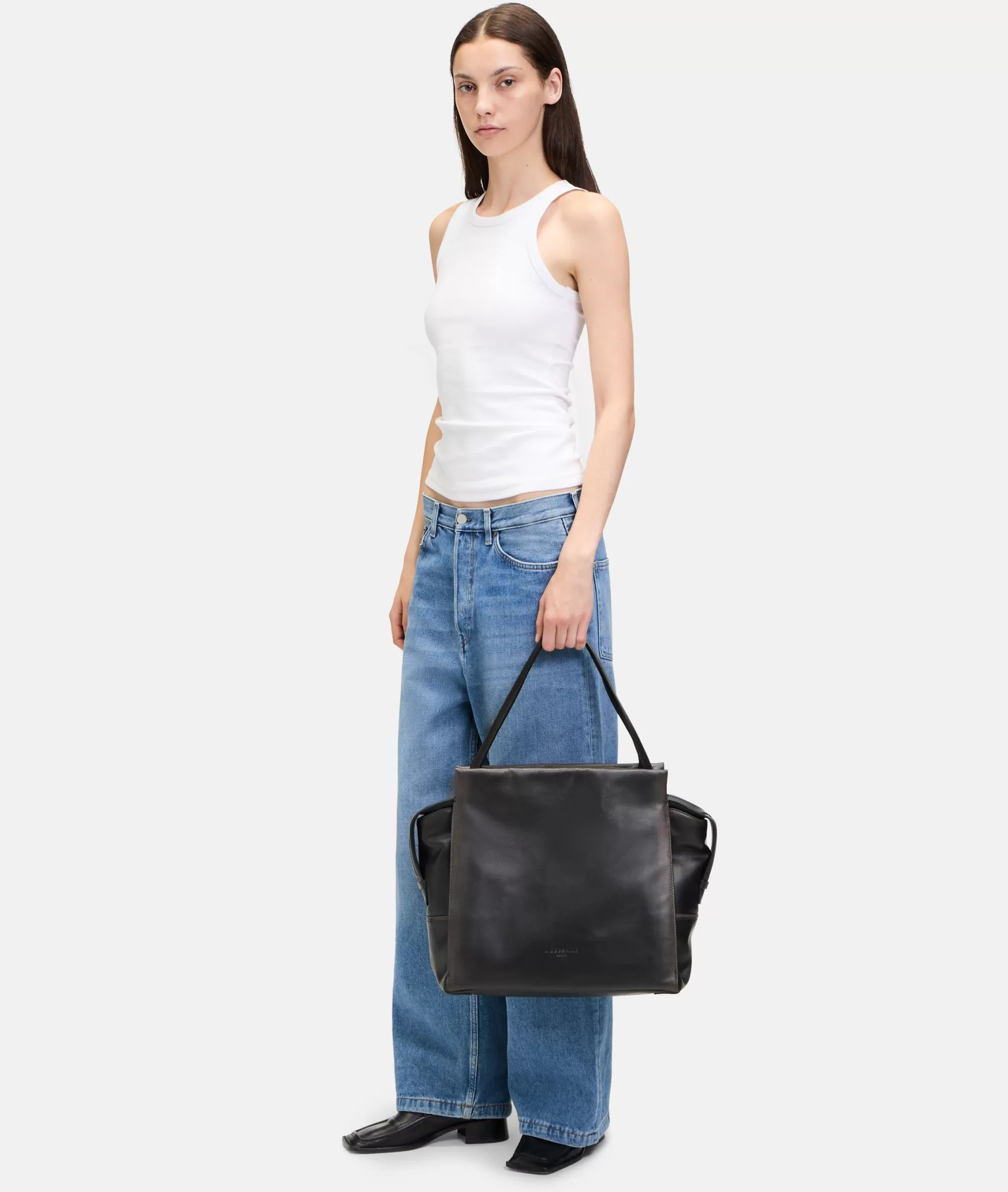 LIEBESKIND BERLIN  Business Bags | Ledertaschen<Lou Tote L schwarz