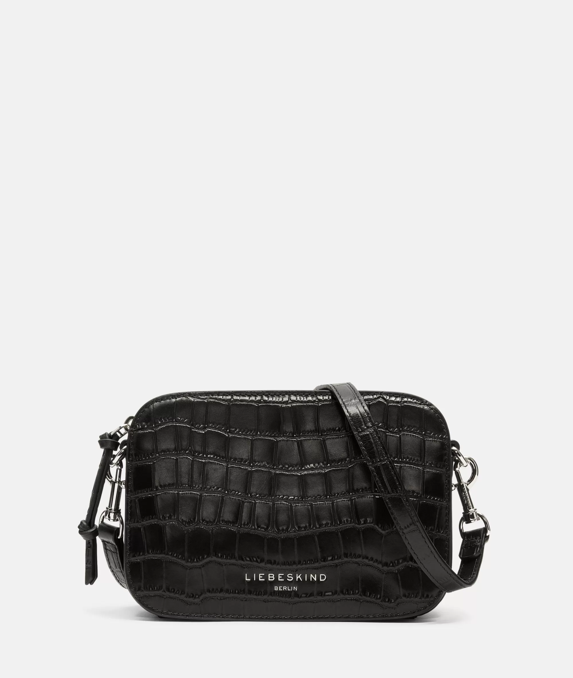 LIEBESKIND BERLIN  Ledertaschen | Umhängetaschen<Luka Crossbody schwarz