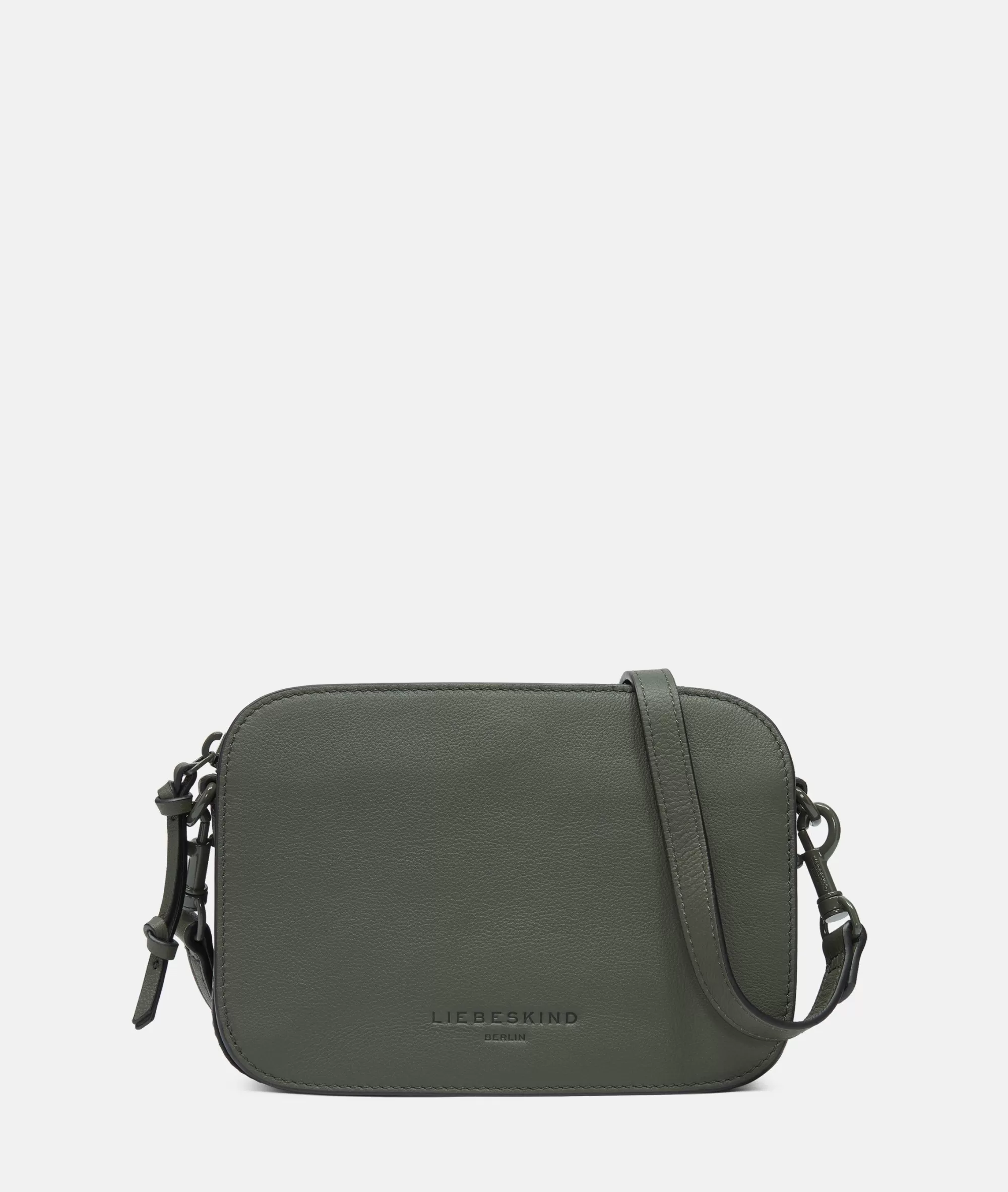 LIEBESKIND BERLIN  Ledertaschen | Umhängetaschen<Luka Crossbody olivgrün
