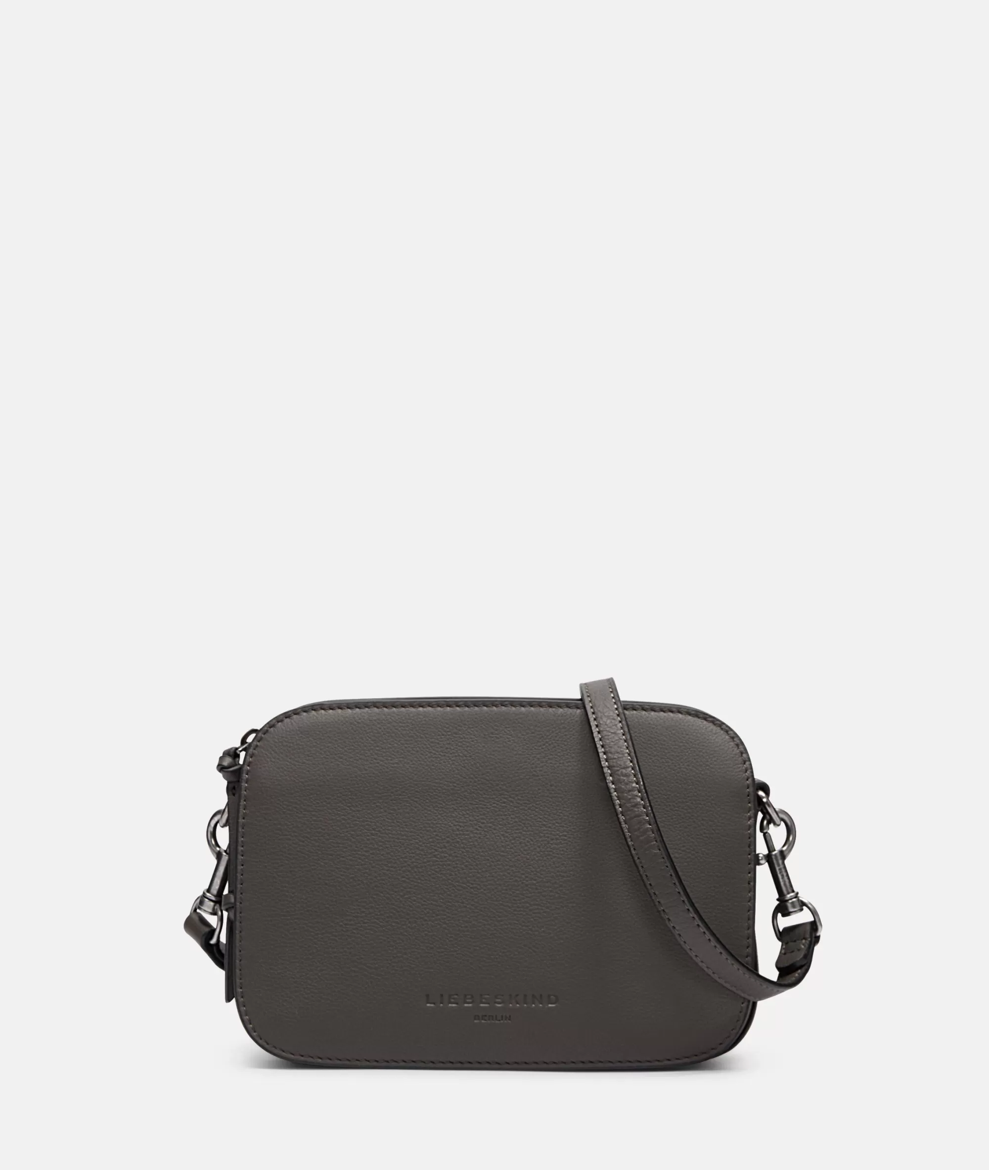 LIEBESKIND BERLIN  Ledertaschen | Umhängetaschen<Luka Crossbody S anthrazit