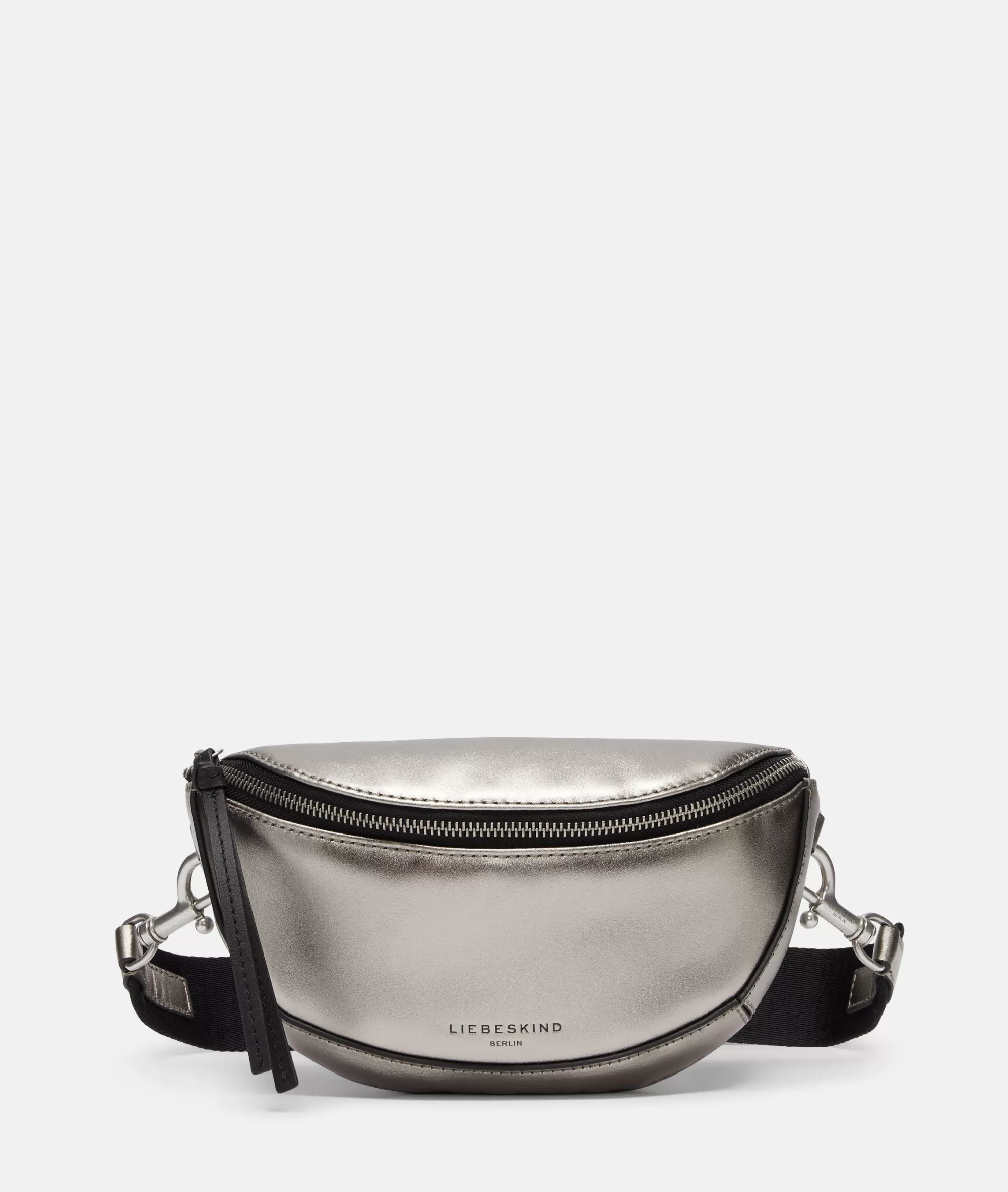LIEBESKIND BERLIN  Ledertaschen | Gürteltaschen<Metallic Belt-Bag M silber