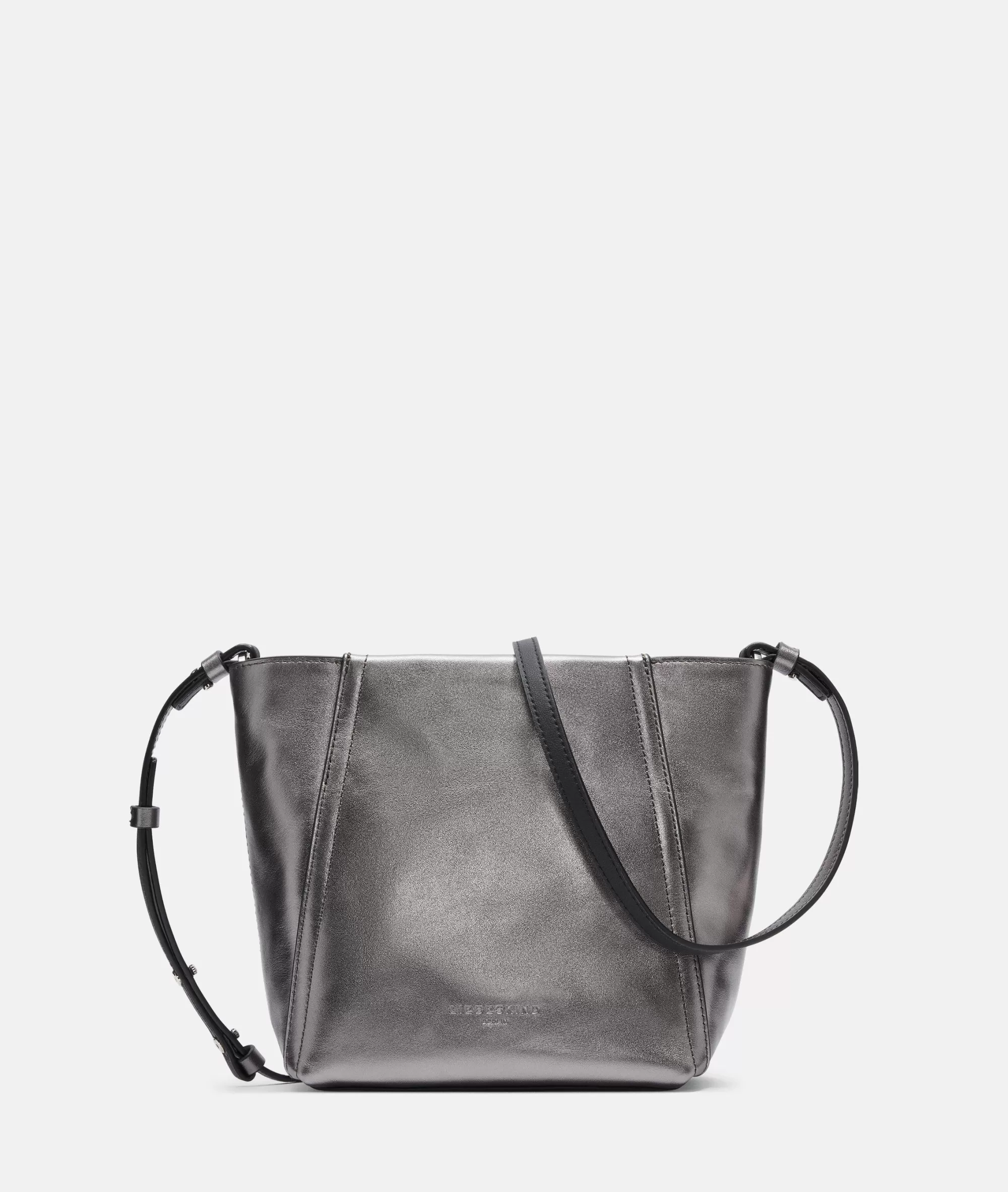 LIEBESKIND BERLIN  Ledertaschen | Schultertaschen<Metallic Chudy Hobo S silber