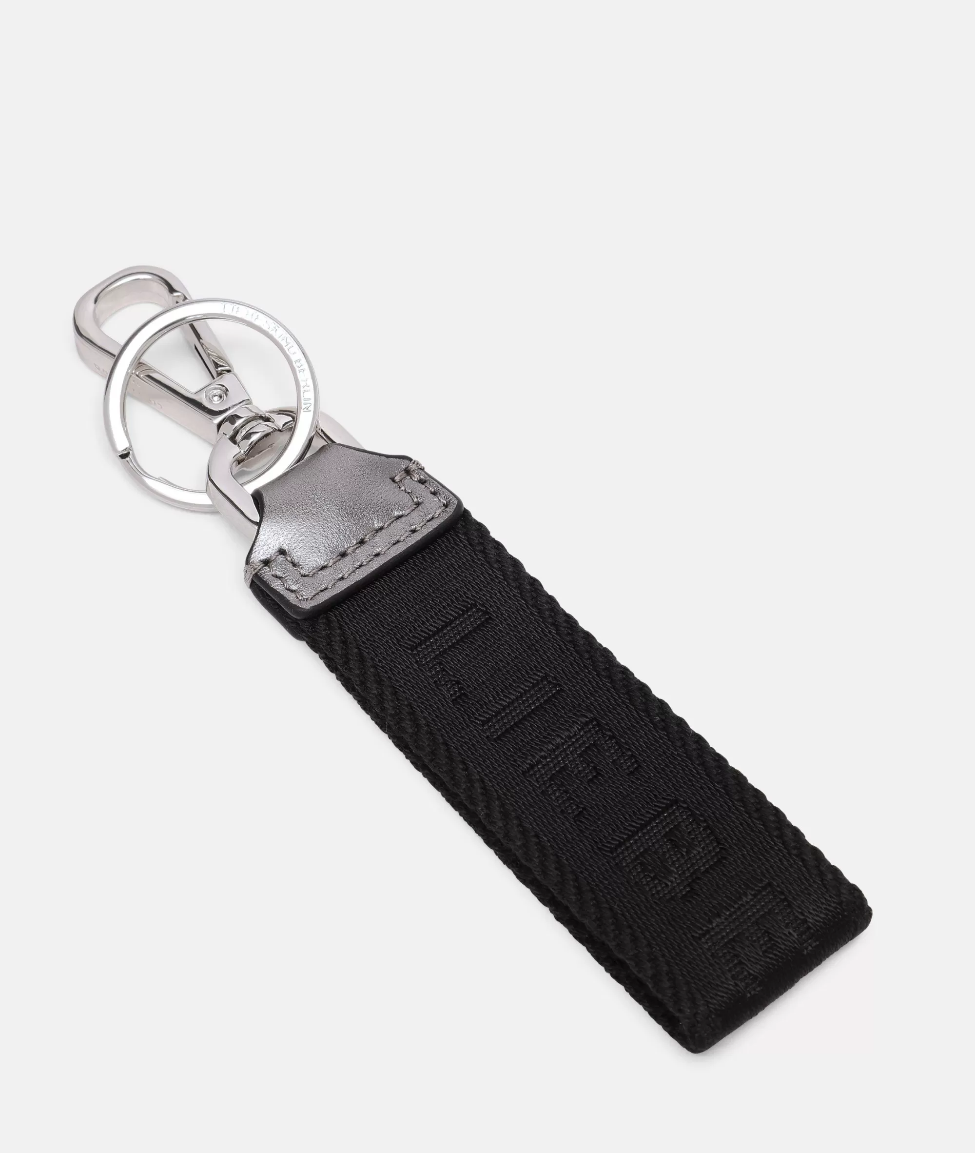 LIEBESKIND BERLIN  Anhänger<Metallic Chudy Keyring silber