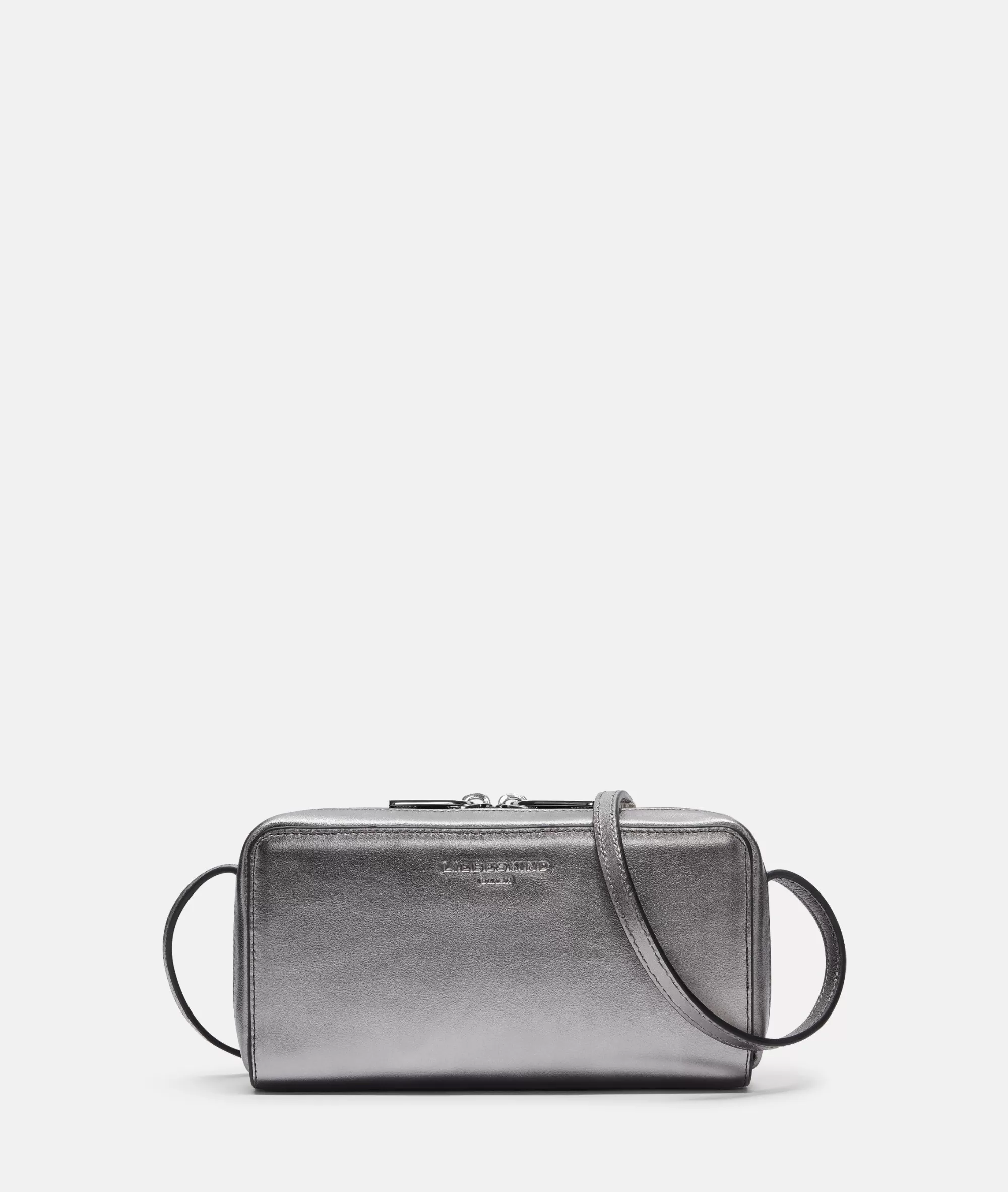 LIEBESKIND BERLIN  Ledertaschen | Umhängetaschen<Metallic Crossbody XS silber
