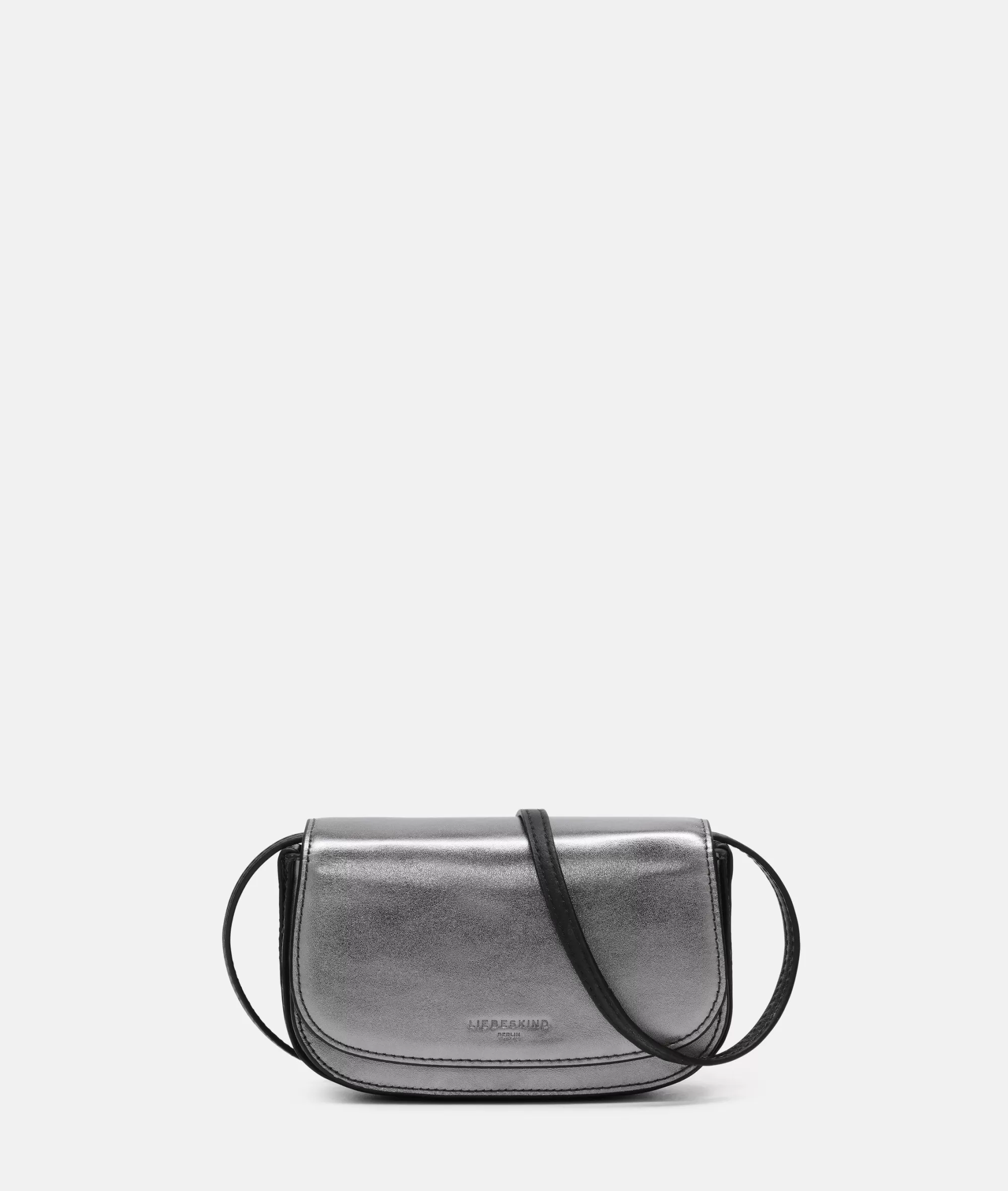 LIEBESKIND BERLIN  Ledertaschen | Umhängetaschen<Metallic Ezra Crossbody XS silber