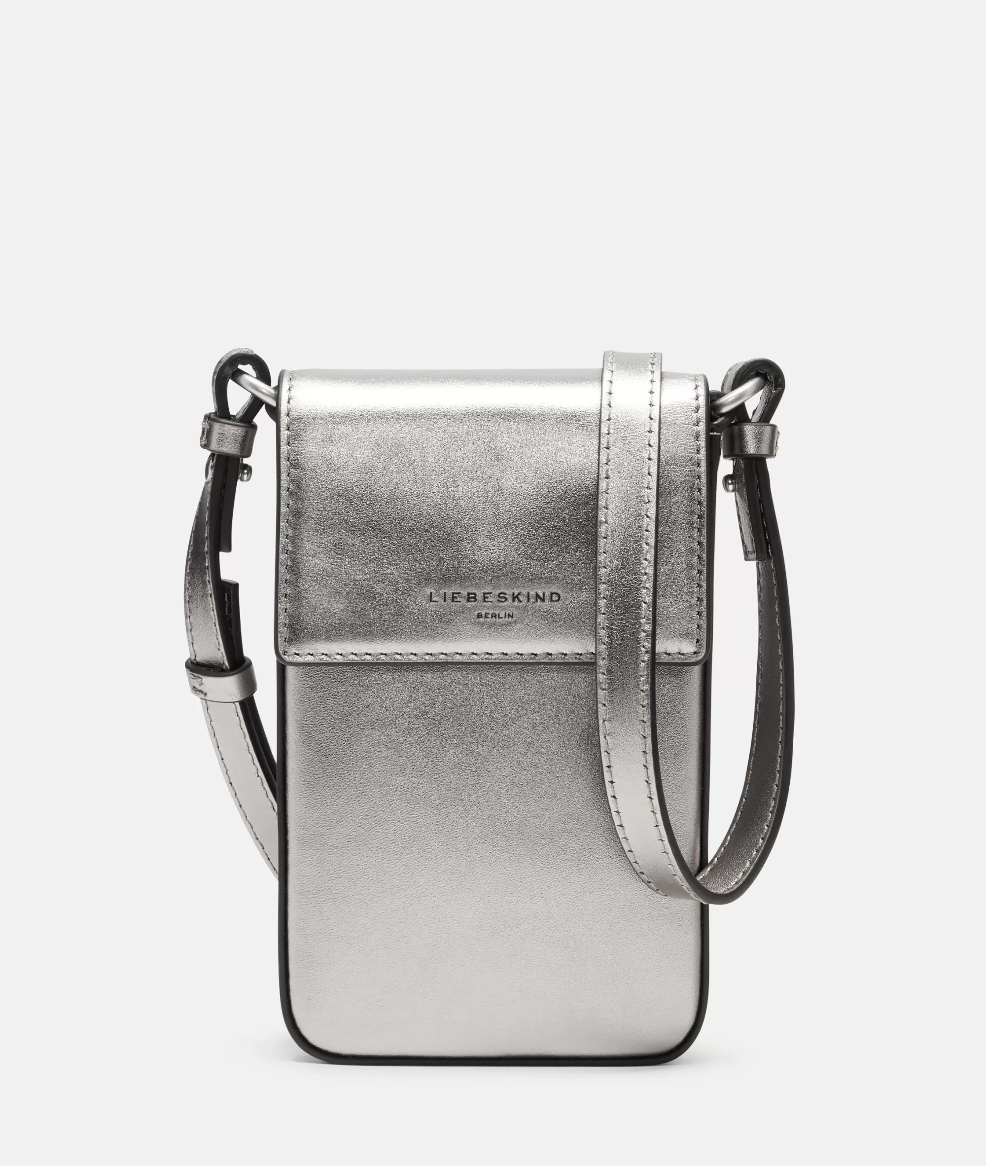 LIEBESKIND BERLIN  Handytaschen<Metallic Mobile Pouch silber