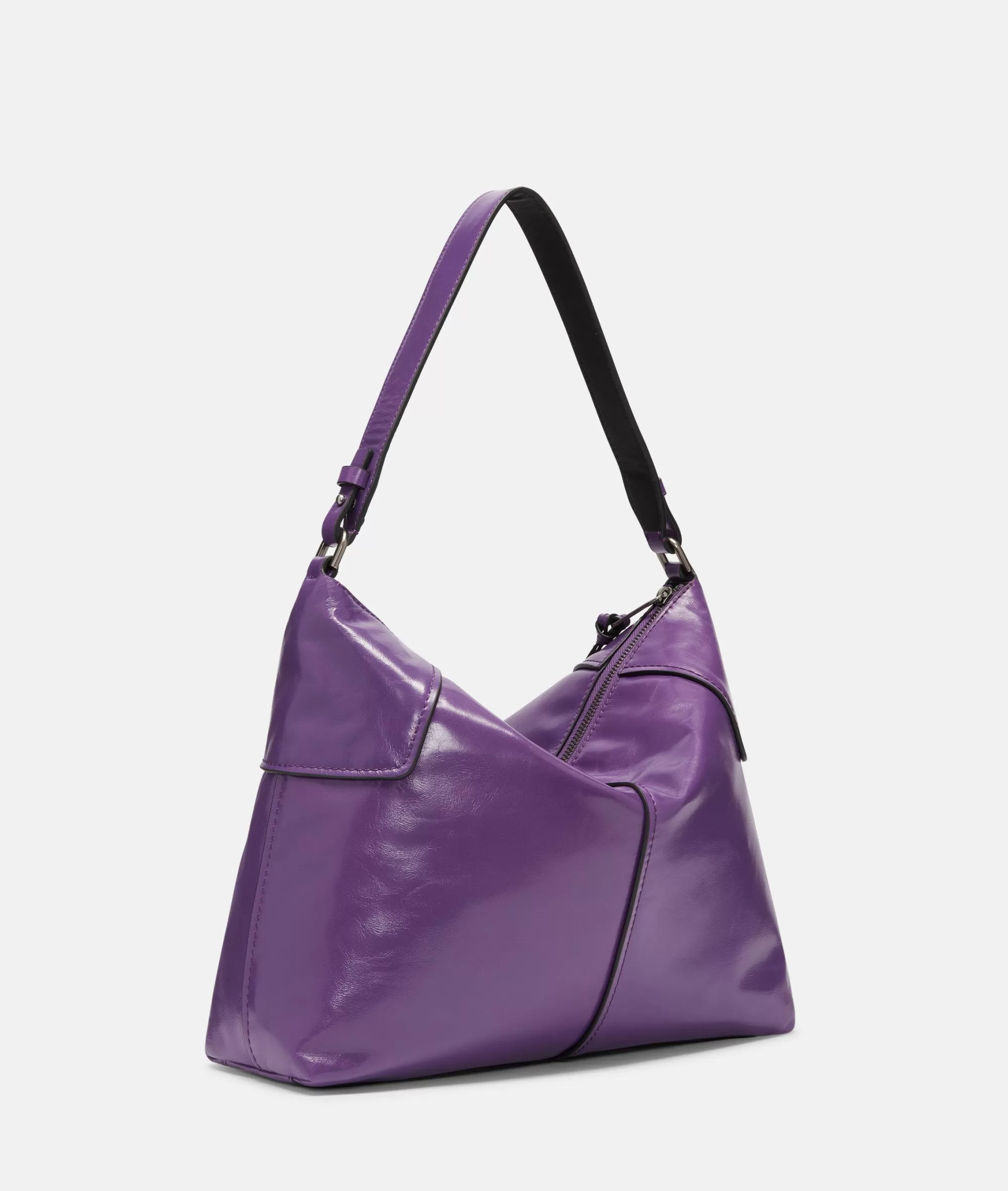 LIEBESKIND BERLIN  Ledertaschen | Schultertaschen<Mila Hobo M lila