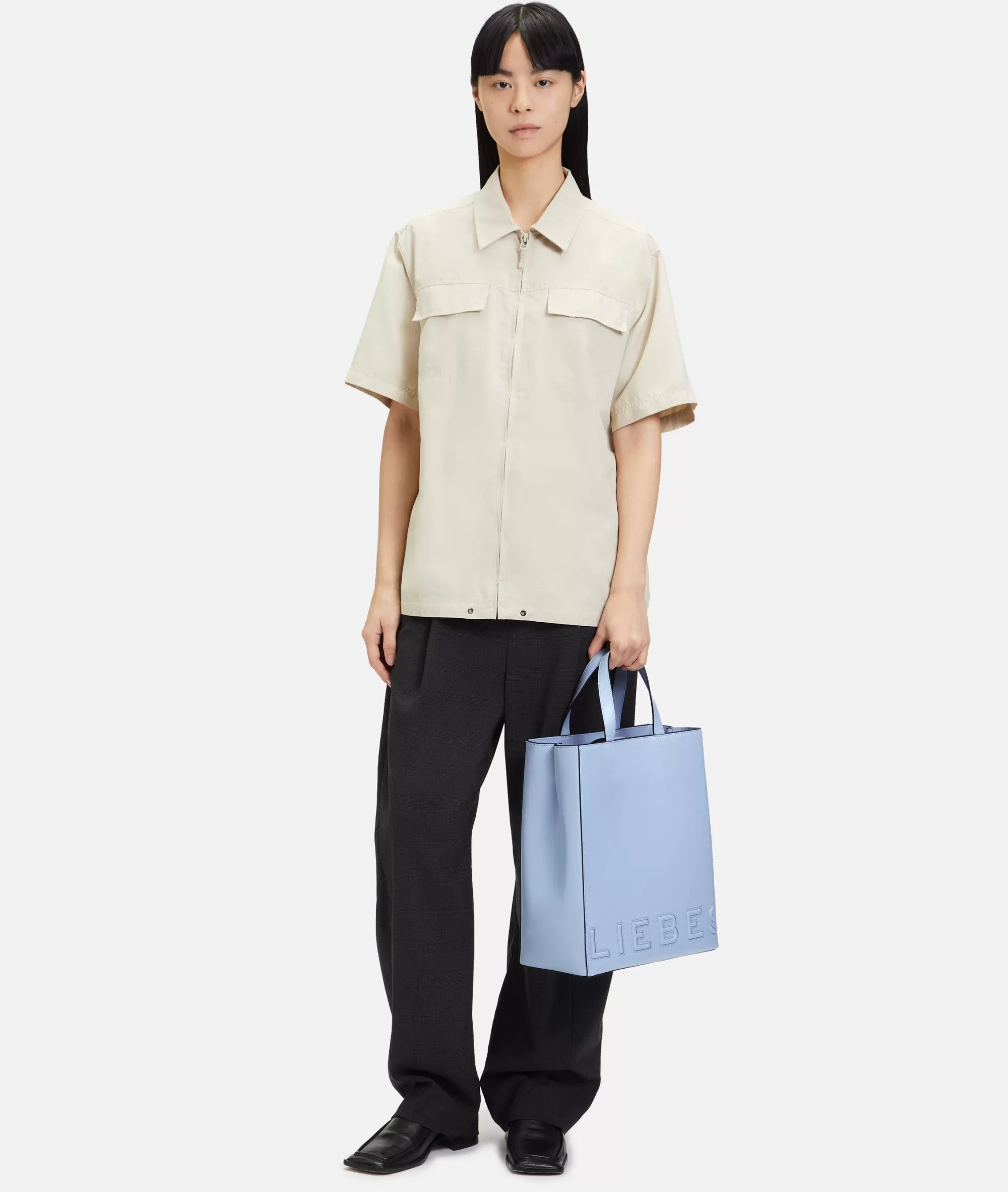 LIEBESKIND BERLIN  Business Bags | Ledertaschen<Paper Bag M hellblau