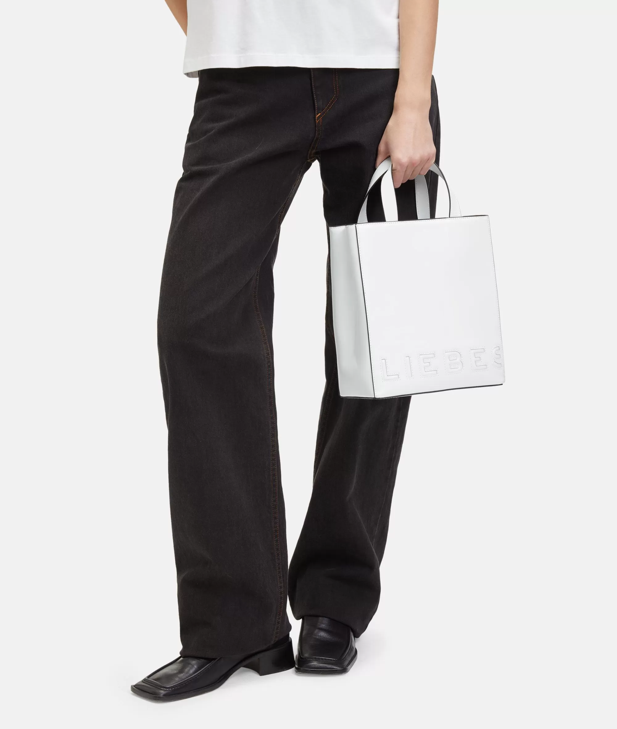 LIEBESKIND BERLIN  Ledertaschen | Handtaschen<Paper Bag S weiß