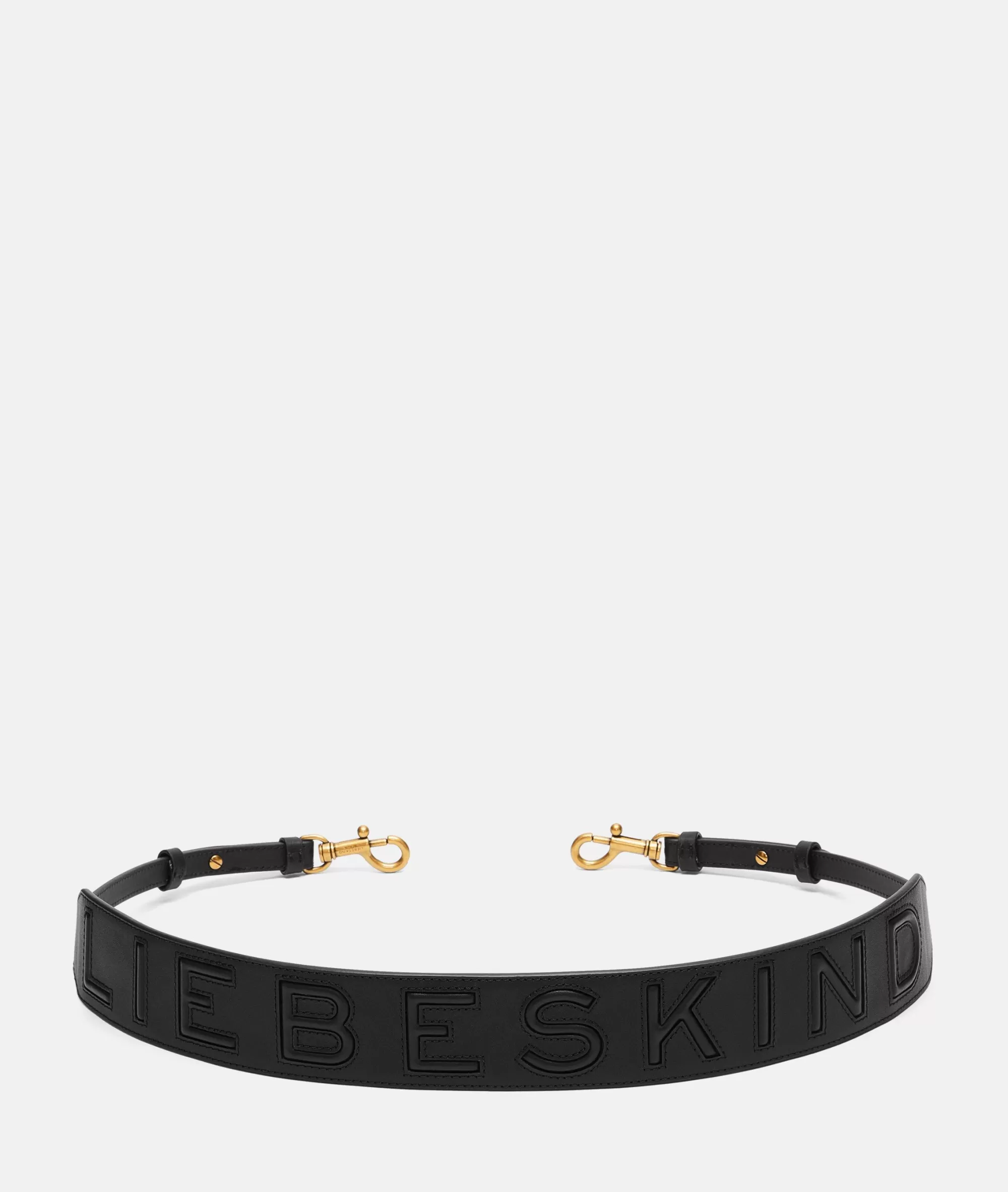 LIEBESKIND BERLIN  Schultergurte<Paper Bag Shoulder Strap schwarz
