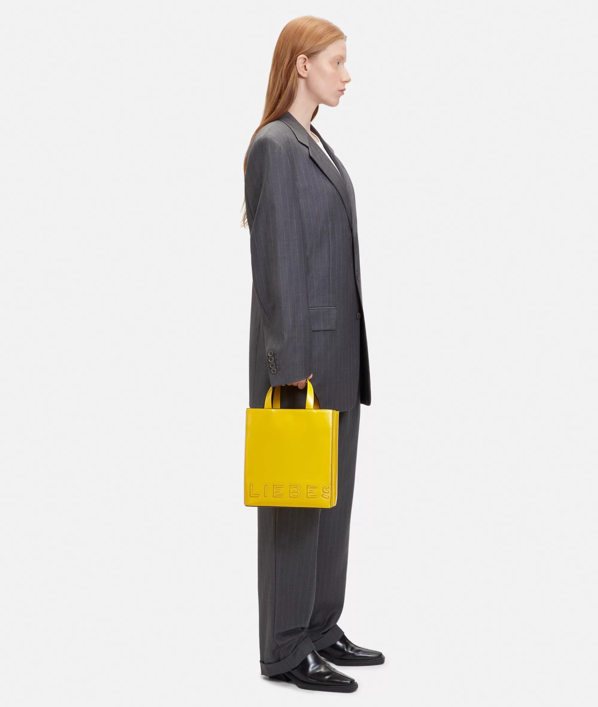 LIEBESKIND BERLIN  Ledertaschen | Handtaschen<Paper Bag Tote S zitrone