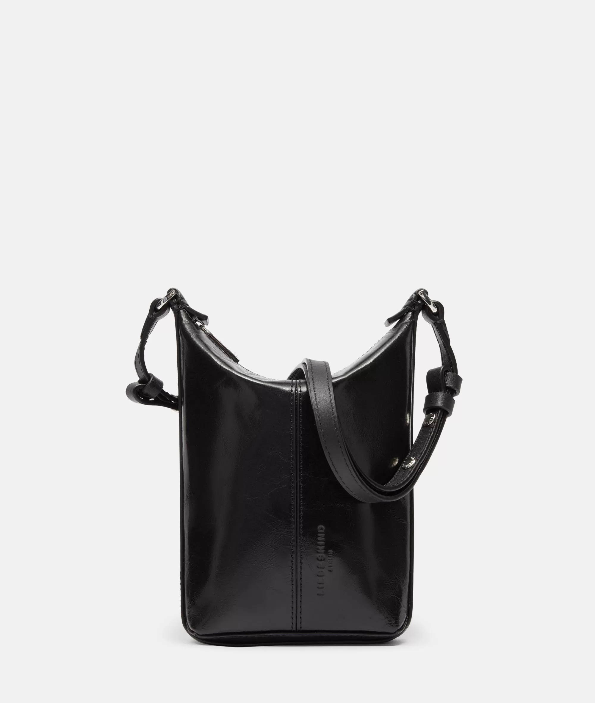 LIEBESKIND BERLIN  Ledertaschen | Umhängetaschen<Paris Crossbody XS schwarz