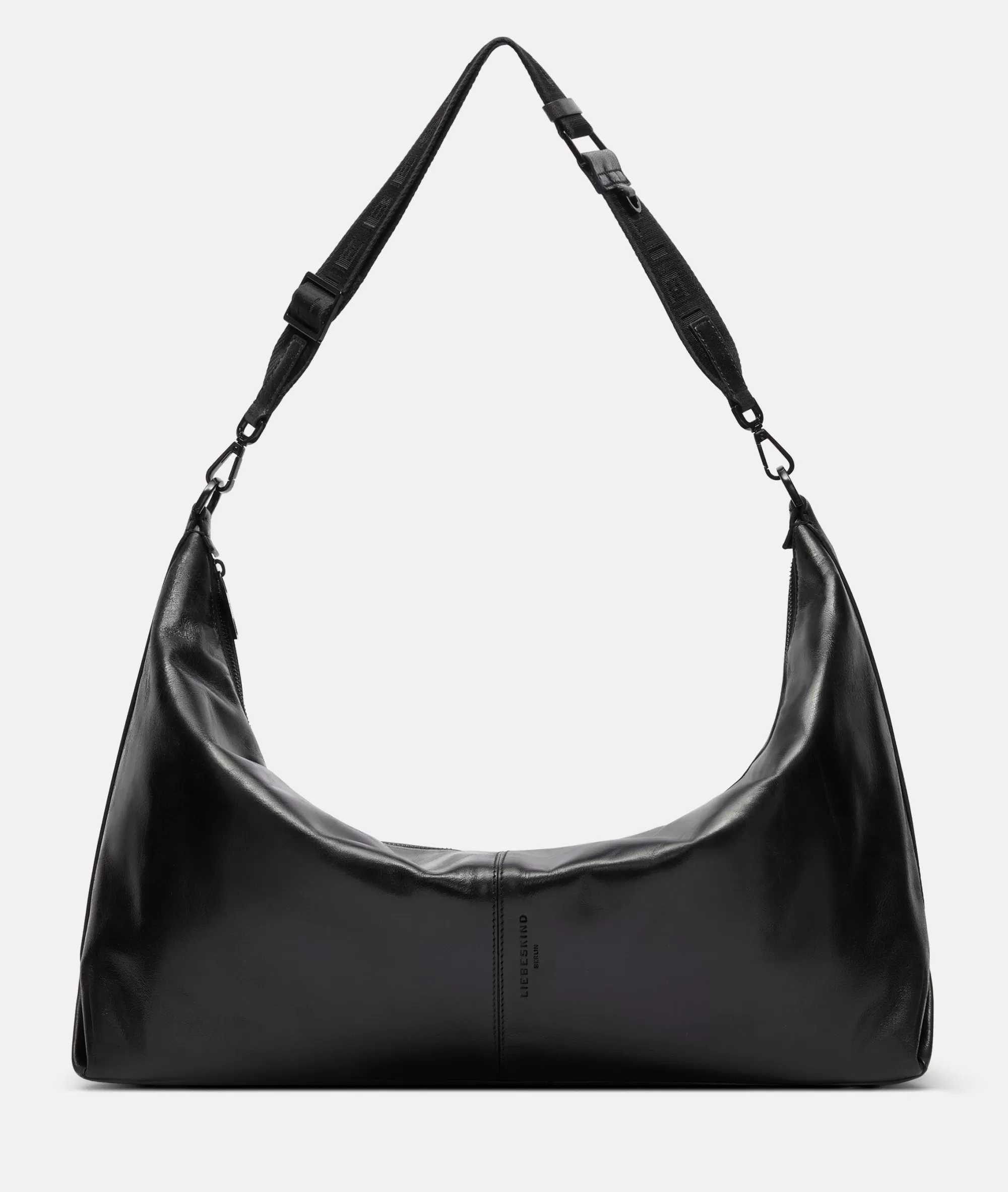 LIEBESKIND BERLIN  Ledertaschen | Schultertaschen<Paris Hobo L schwarz