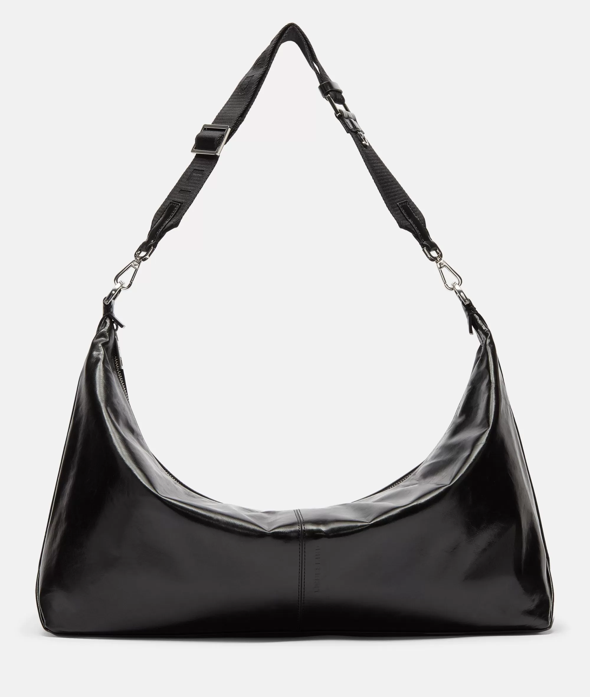 LIEBESKIND BERLIN  Ledertaschen | Schultertaschen<Paris Hobo L schwarz