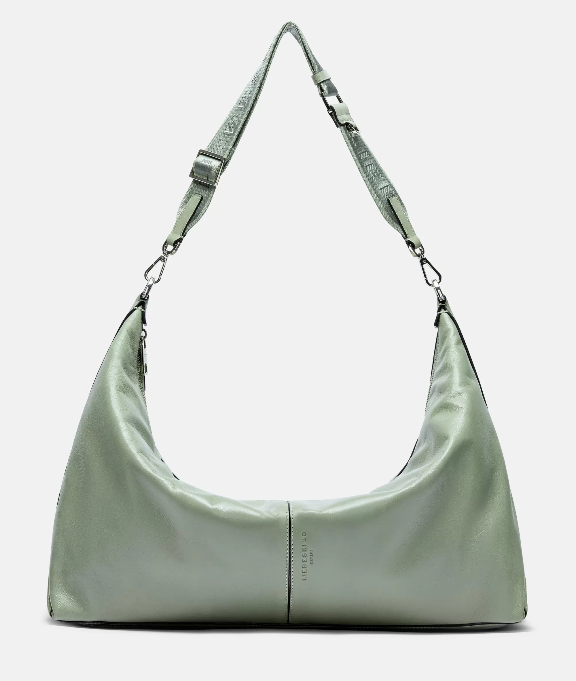 LIEBESKIND BERLIN  Ledertaschen | Schultertaschen<Paris Hobo L salbeigrün