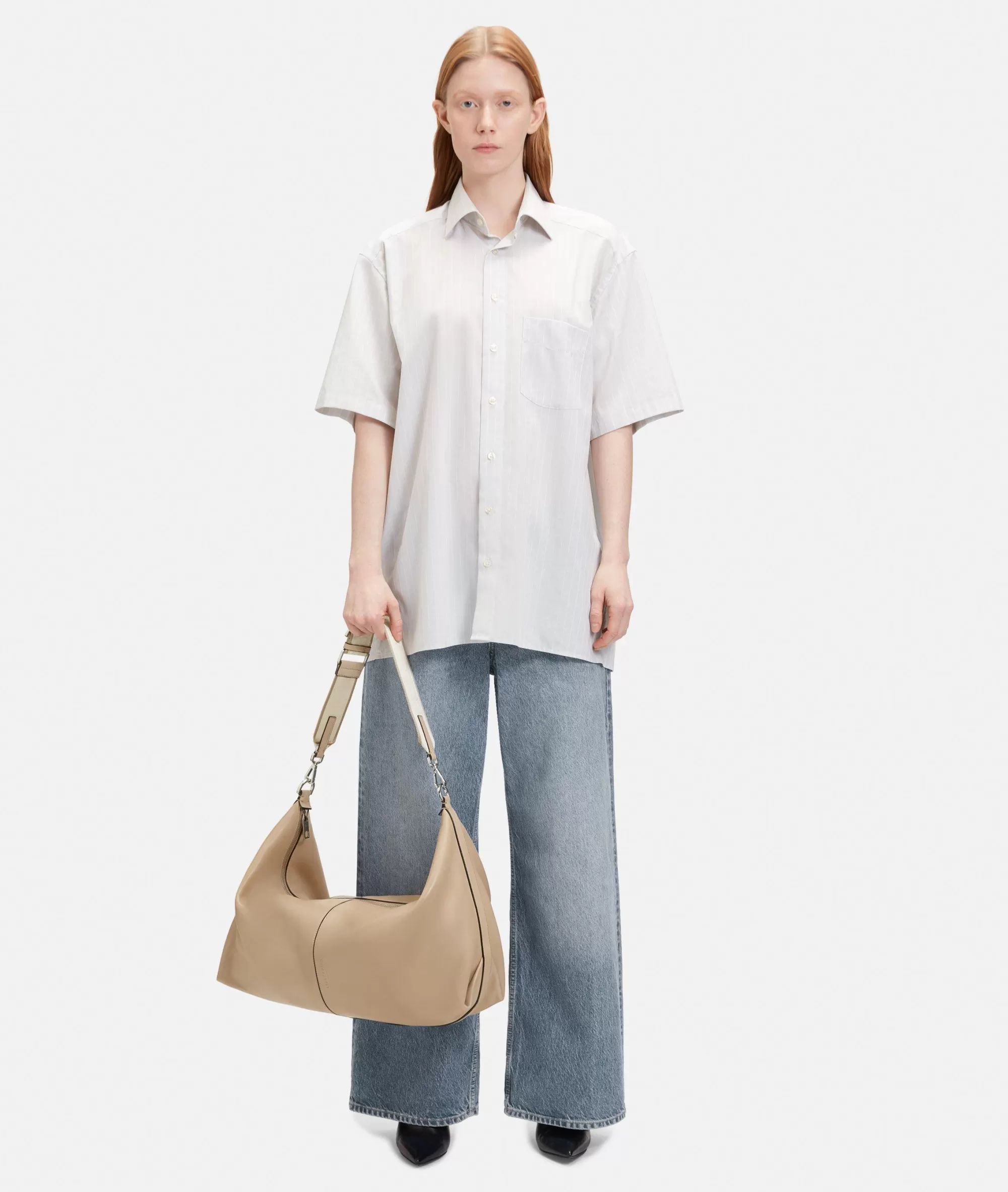 LIEBESKIND BERLIN  Ledertaschen | Schultertaschen<Paris Hobo L sandstein