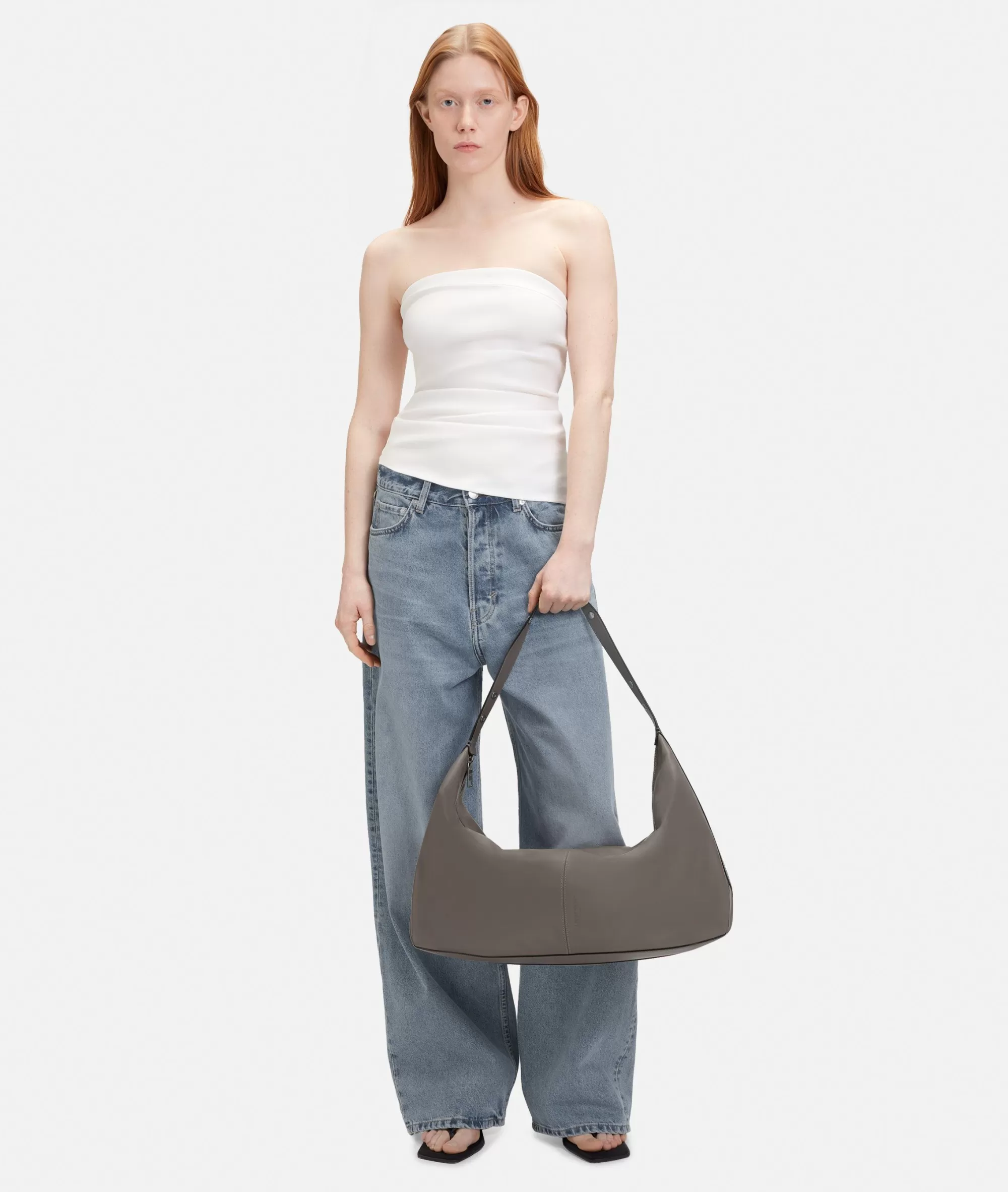 LIEBESKIND BERLIN  Ledertaschen | Schultertaschen<Paris Hobo L hellbraun