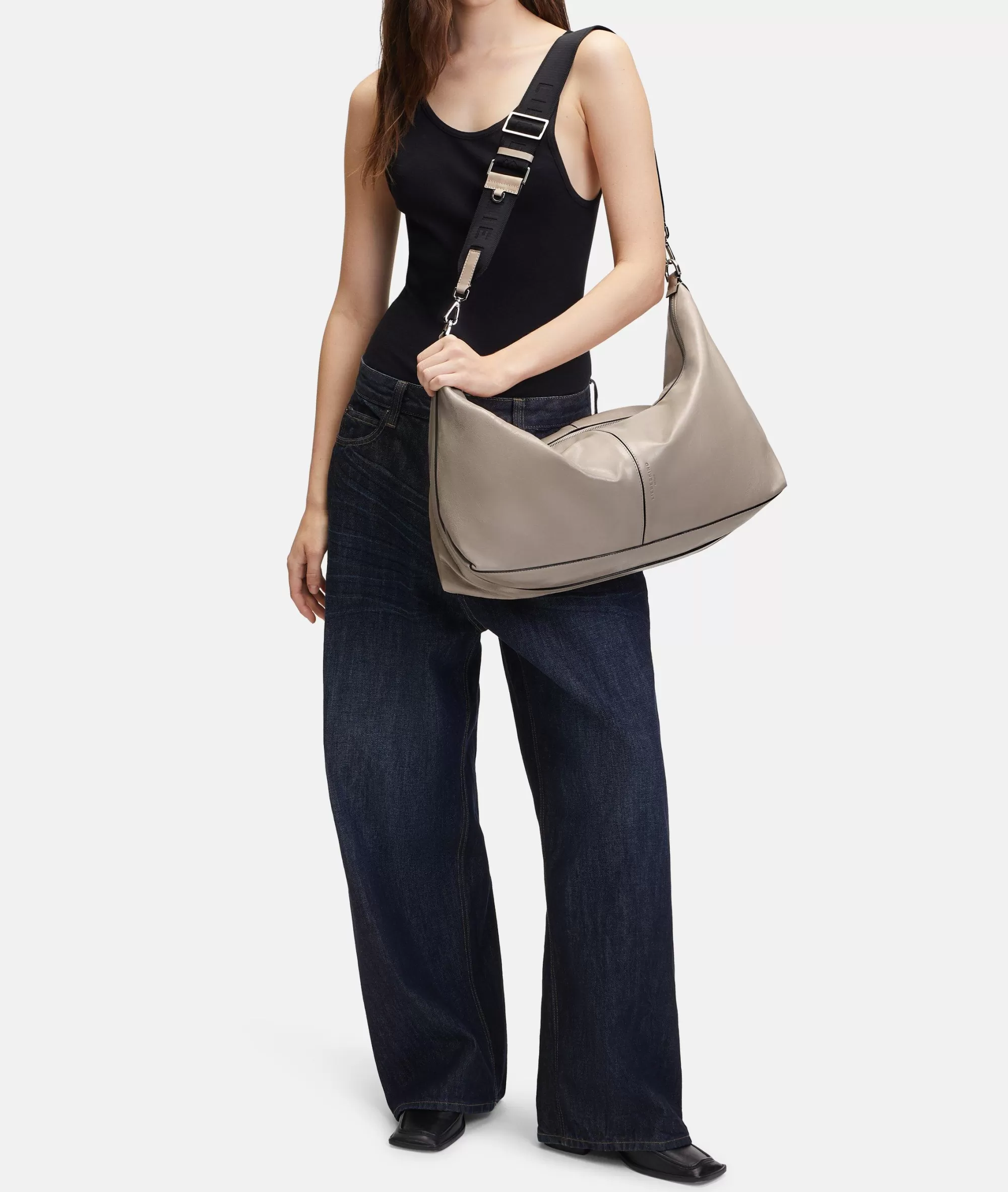 LIEBESKIND BERLIN  Ledertaschen | Schultertaschen<Paris Hobo L beige