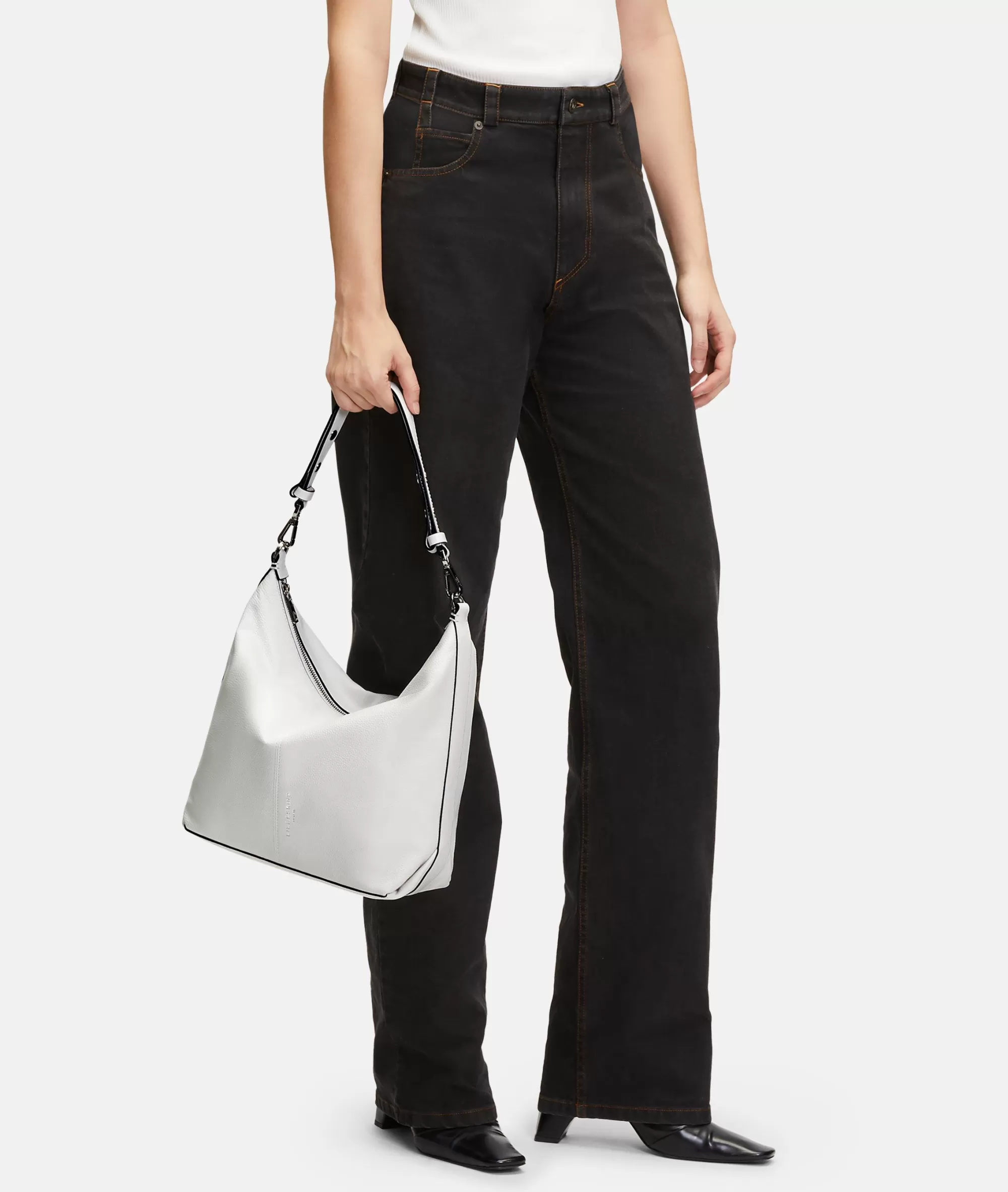 LIEBESKIND BERLIN  Business Bags | Ledertaschen<Paris Hobo M weiß