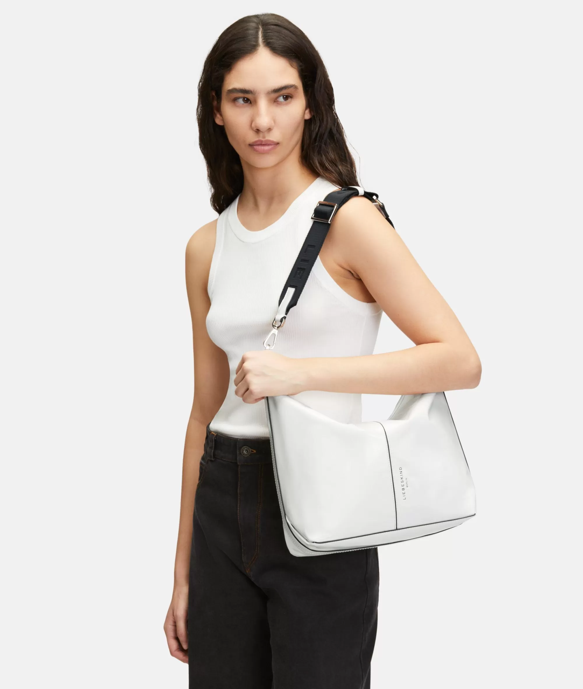 LIEBESKIND BERLIN  Business Bags | Ledertaschen<Paris Hobo M weiß