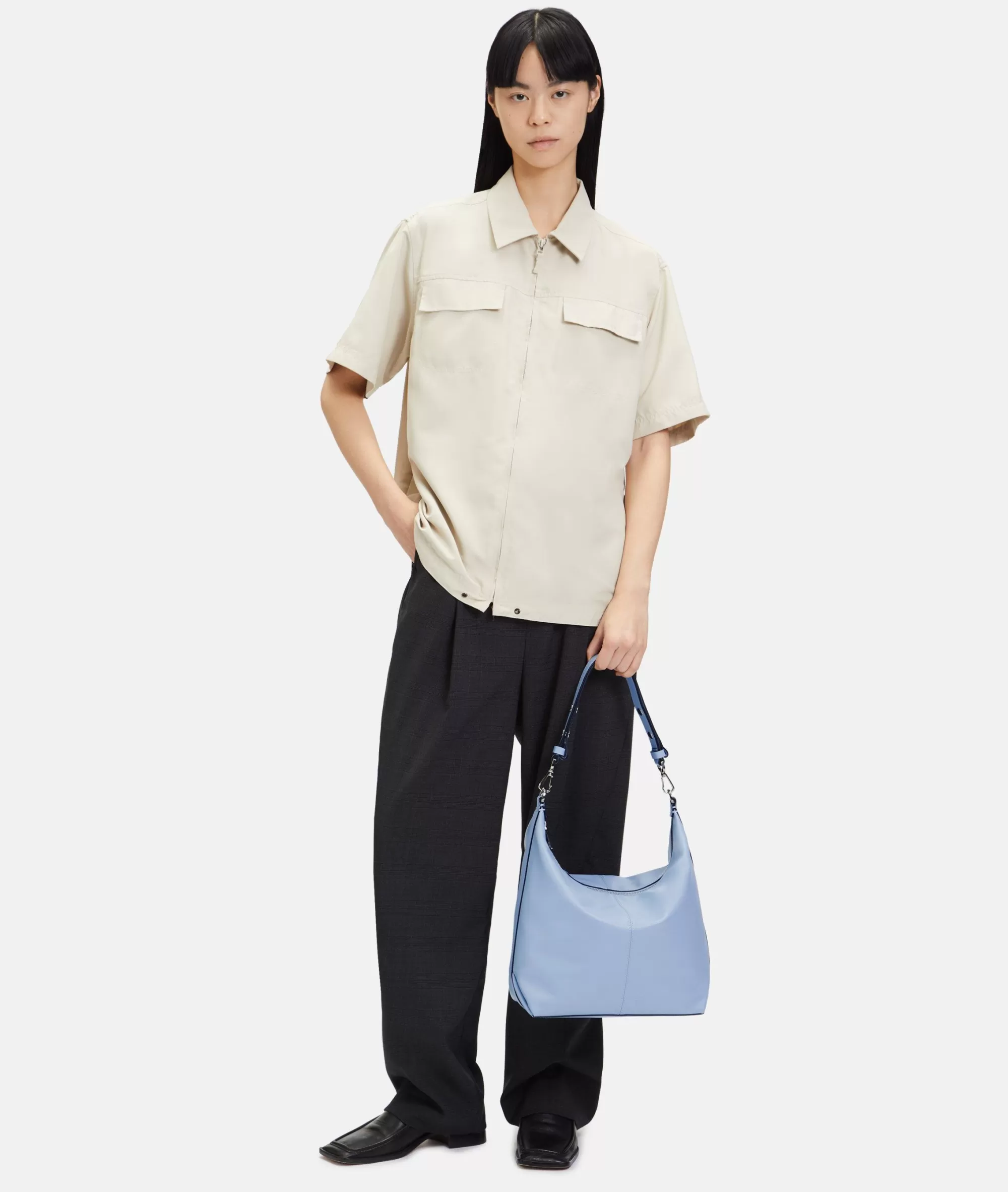 LIEBESKIND BERLIN  Business Bags | Ledertaschen<Paris Hobo M hellblau
