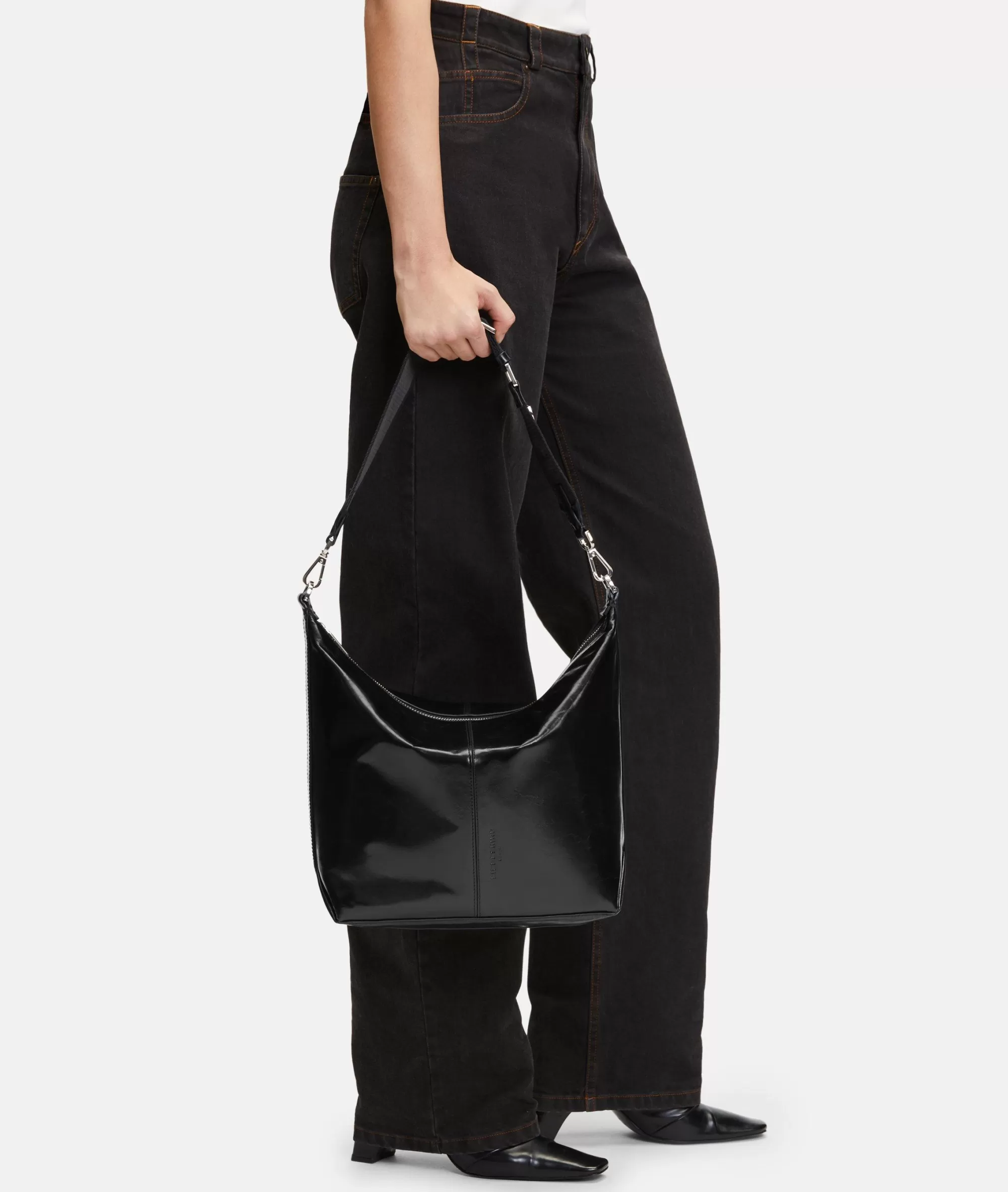 LIEBESKIND BERLIN  Business Bags | Ledertaschen<Paris Hobo M schwarz