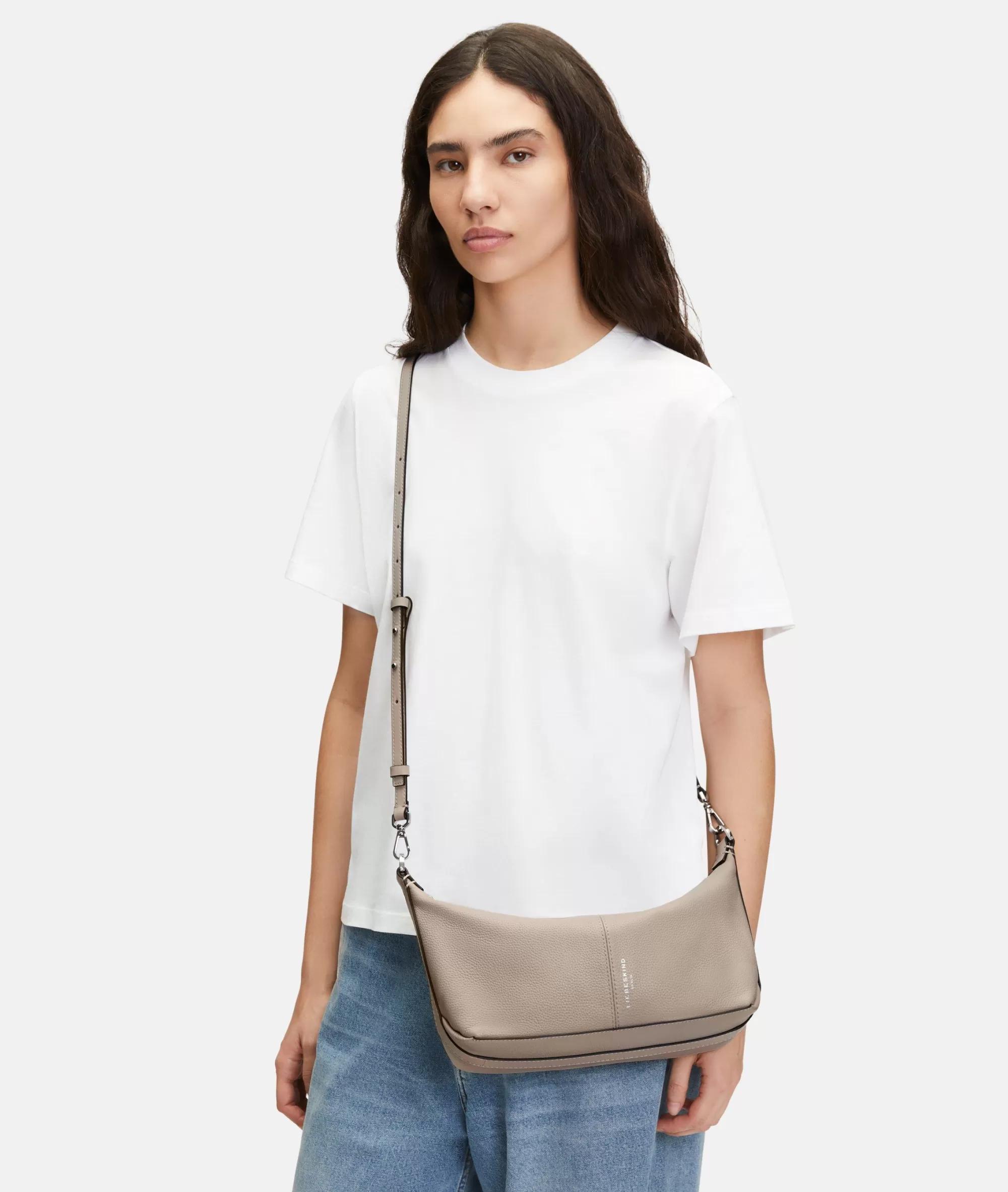 LIEBESKIND BERLIN  Ledertaschen | Schultertaschen<Paris Hobo S beige