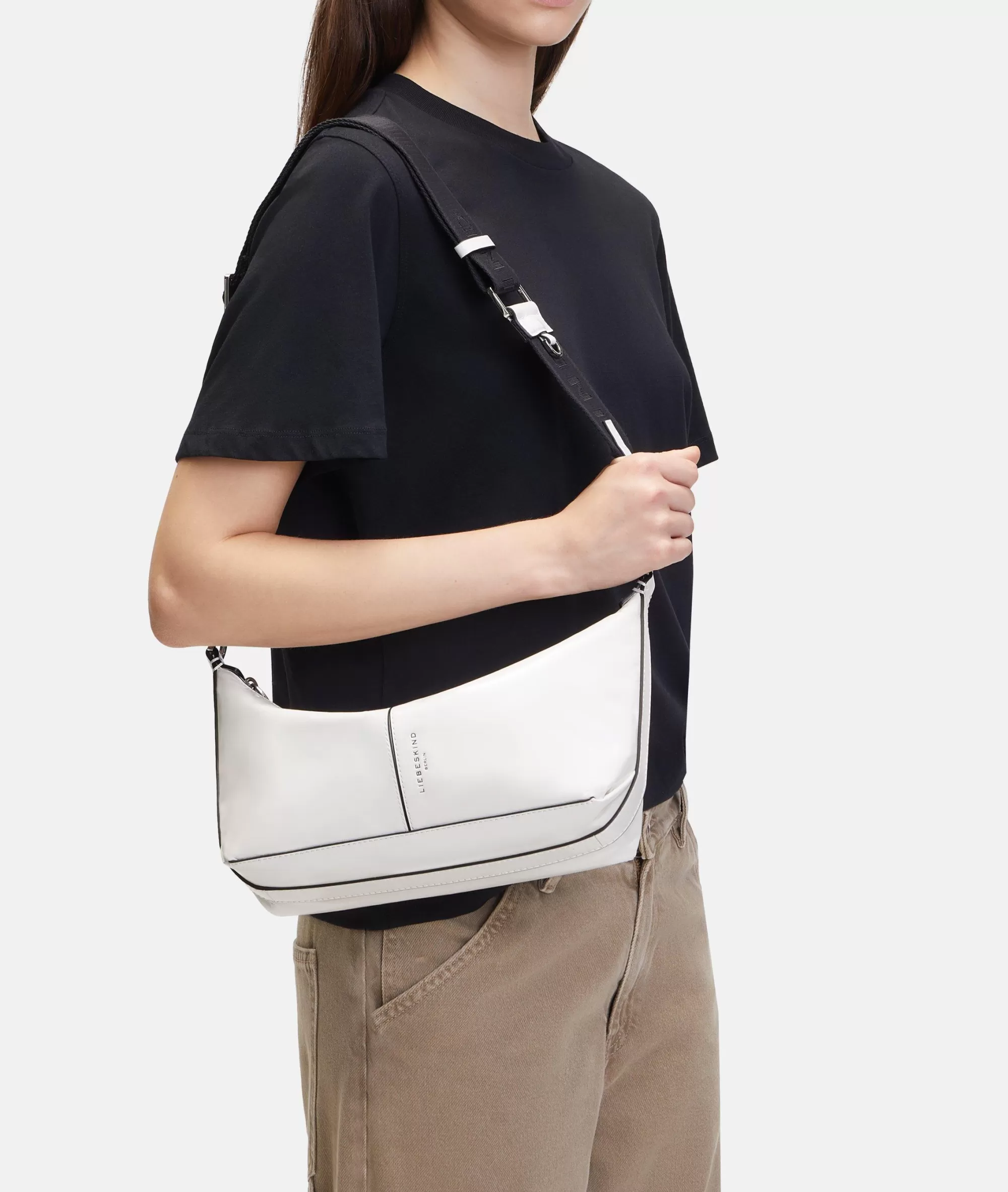 LIEBESKIND BERLIN  Ledertaschen | Schultertaschen<Paris Hobo S weiß
