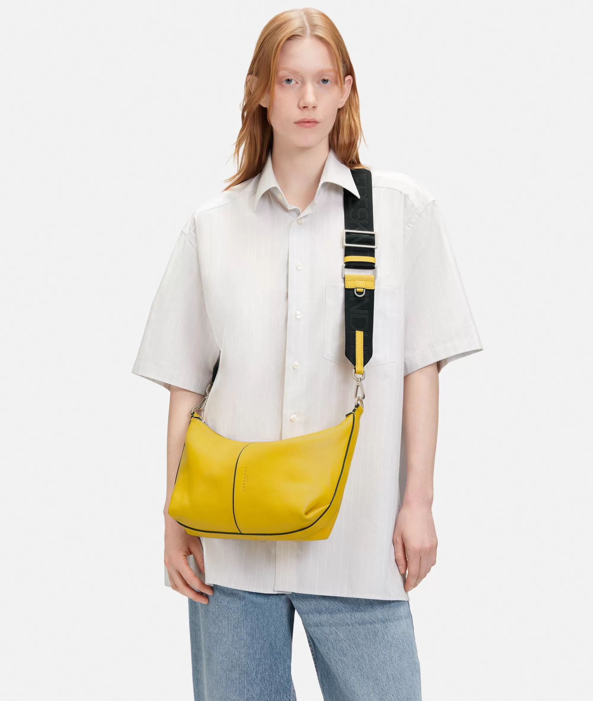 LIEBESKIND BERLIN  Ledertaschen | Umhängetaschen<Paris Hobo S zitrone