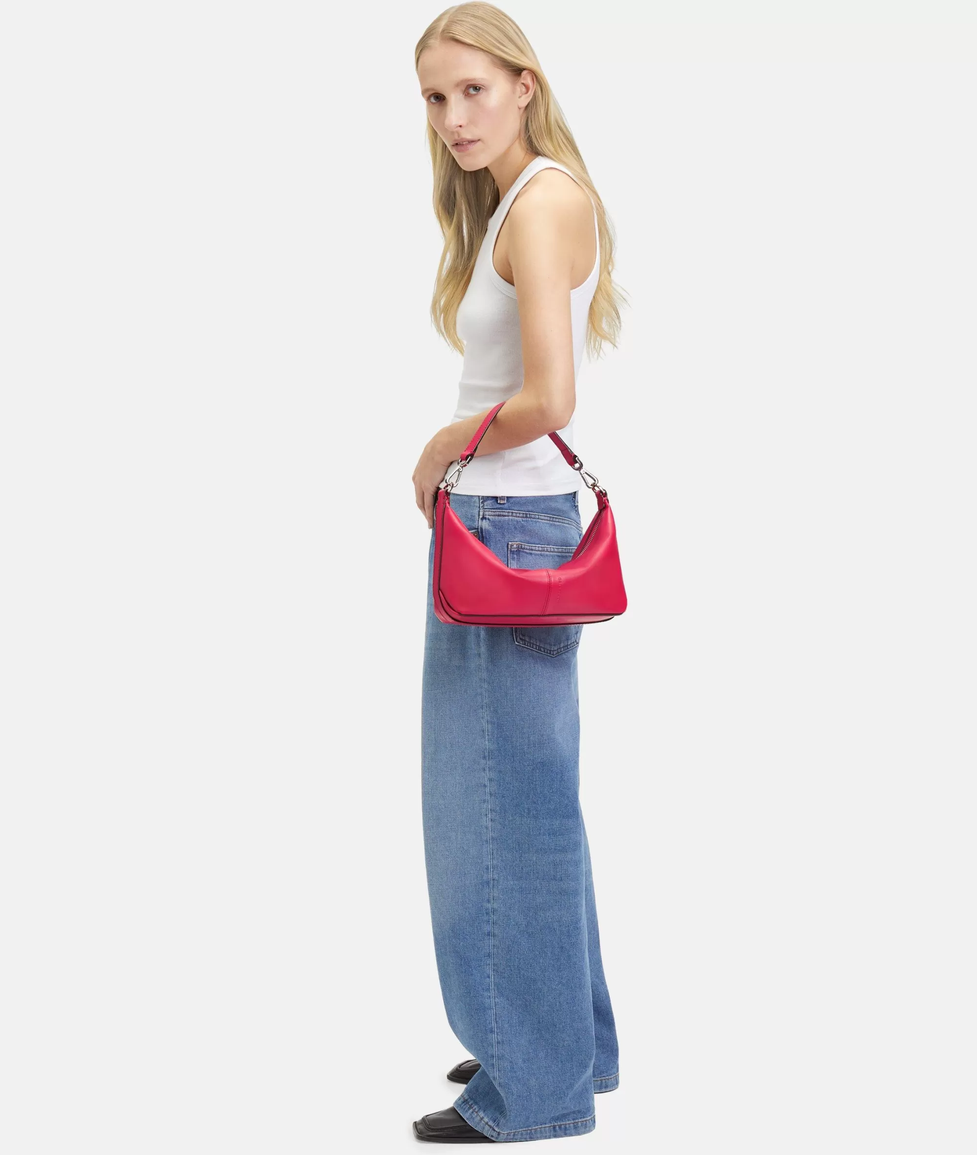 LIEBESKIND BERLIN  Ledertaschen | Schultertaschen<Paris Hobo S himbeere